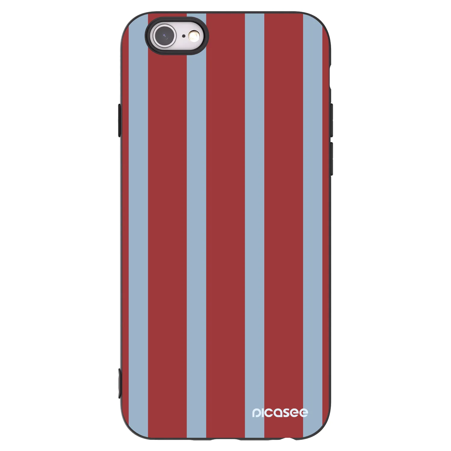 Picasee silikonowe czarne etui na Apple iPhone 6/6S - Lounge pass