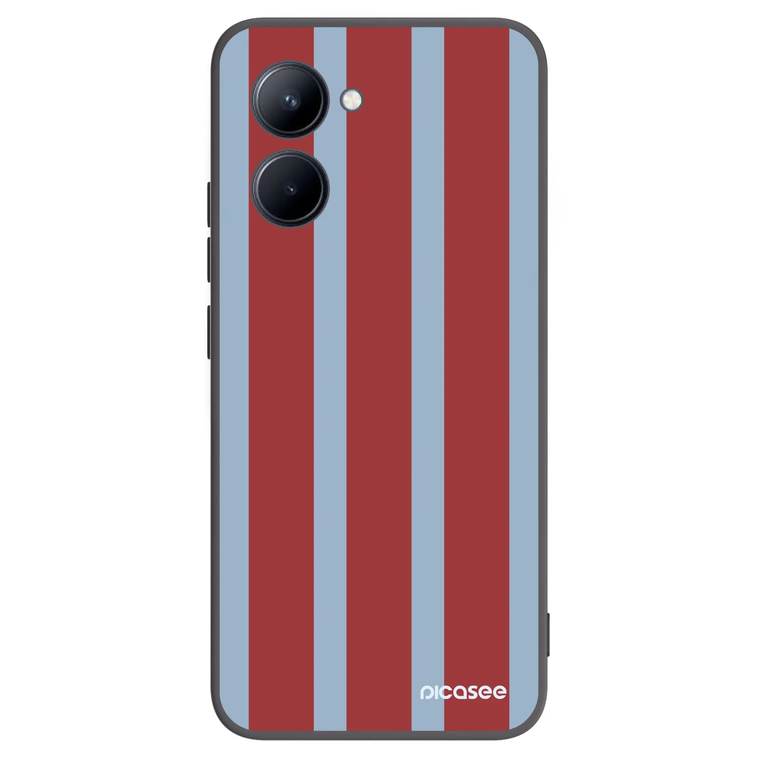 Picasee silikonowe czarne etui na Realme C33 (2023) - Lounge pass
