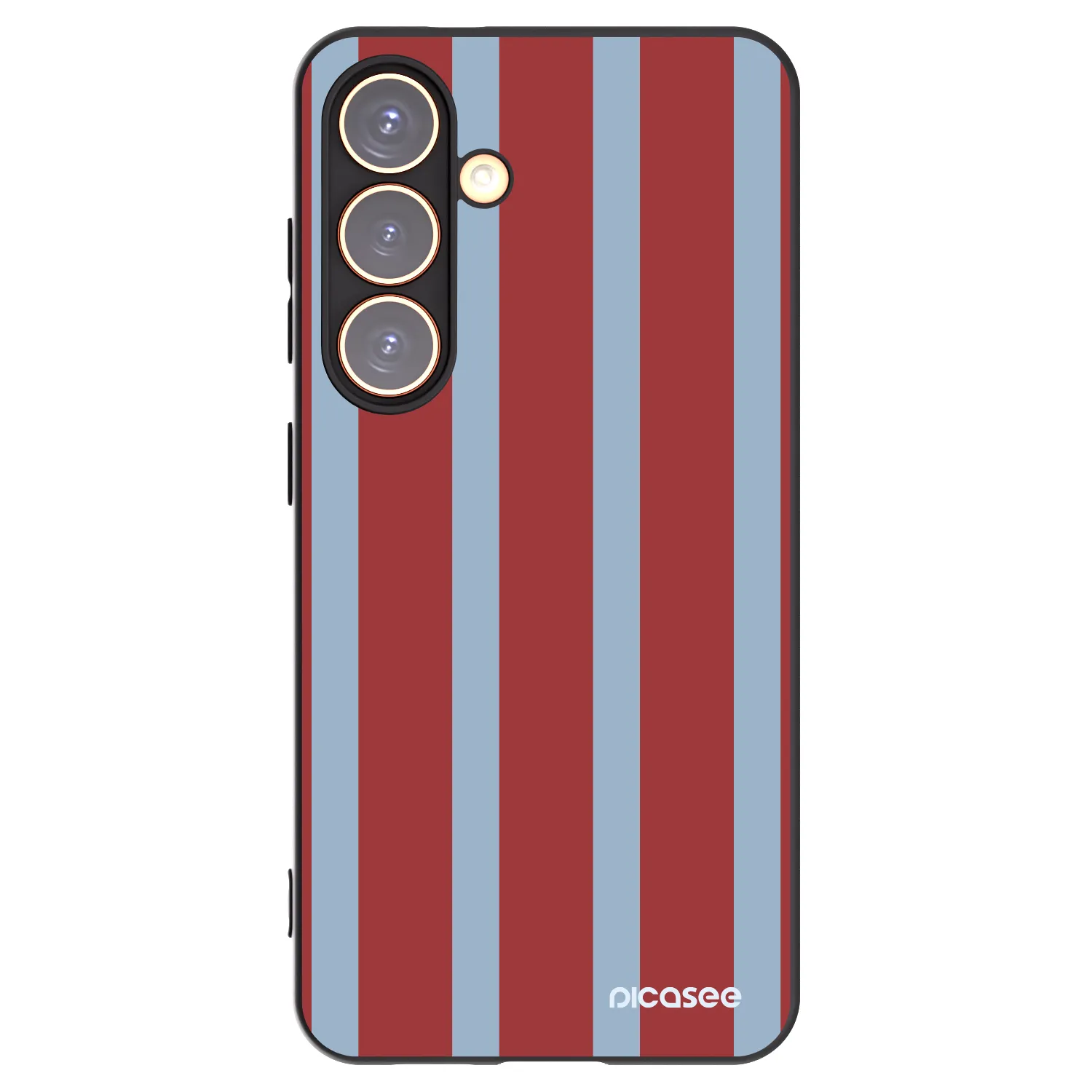 Picasee silikonowe czarne etui na Samsung Galaxy S24 S921B 5G - Lounge pass