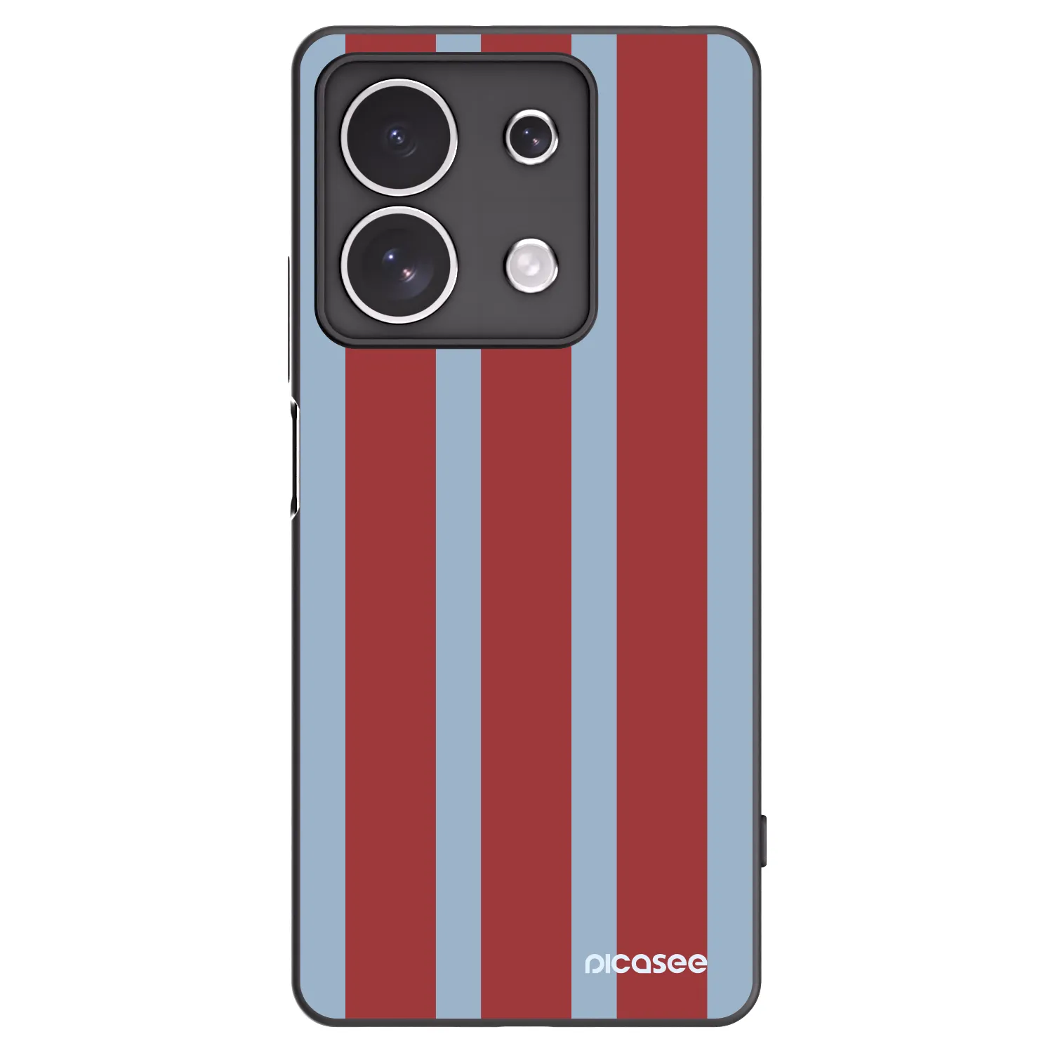Picasee silikonowe czarne etui na Xiaomi Redmi Note 13 4G - Lounge pass