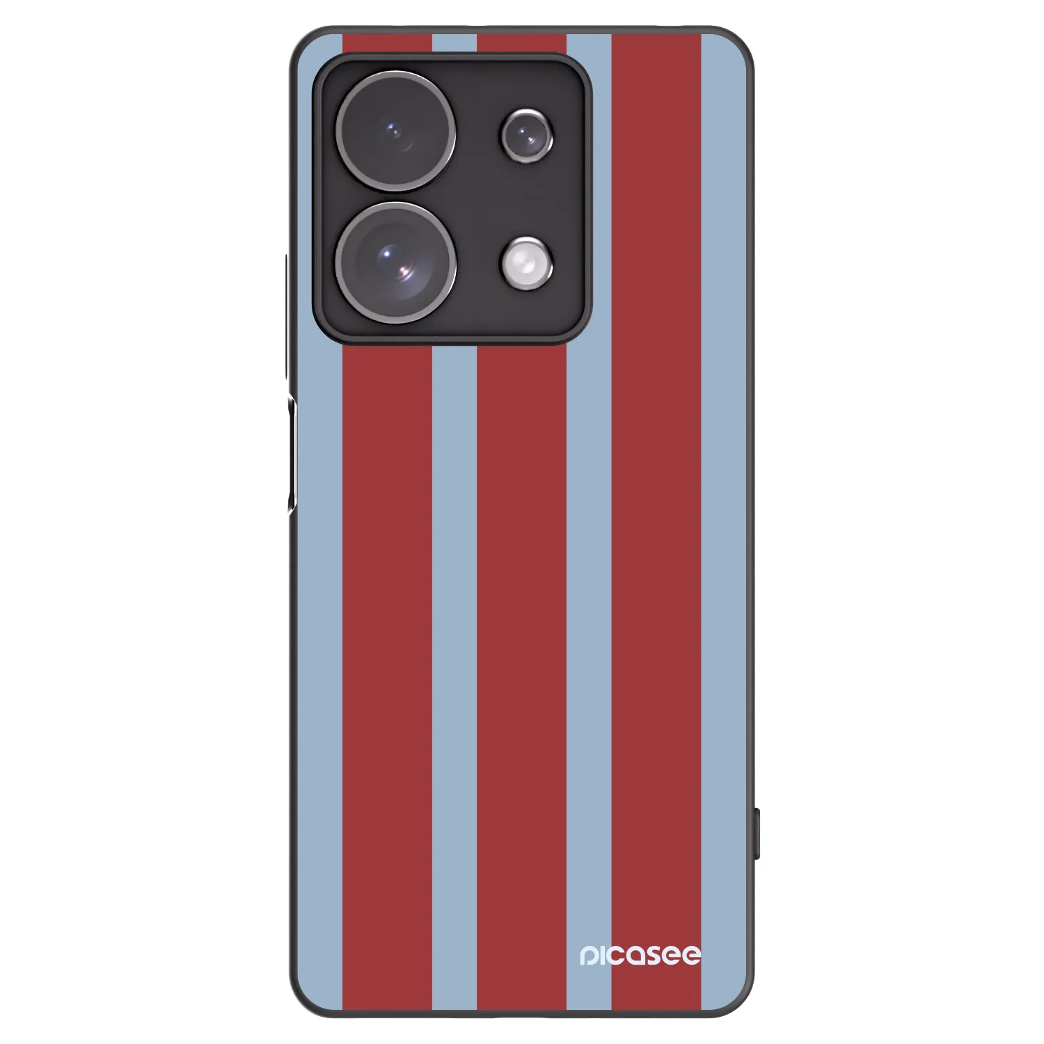 Picasee silikonowe czarne etui na Xiaomi Redmi Note 13 Pro 4G - Lounge pass