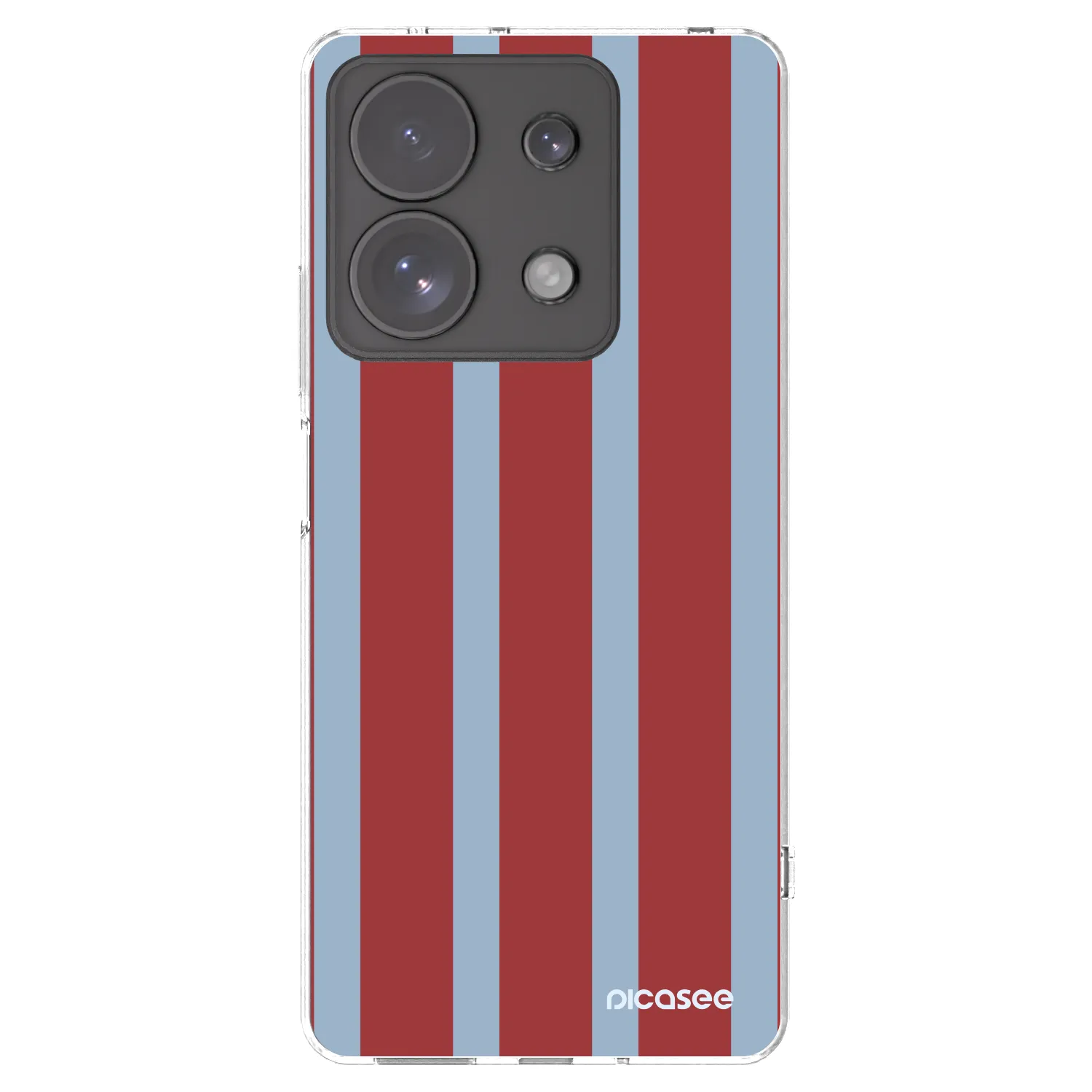 Picasee silikonowe przeźroczyste etui na Xiaomi Redmi Note 13 Pro 4G - Lounge pass