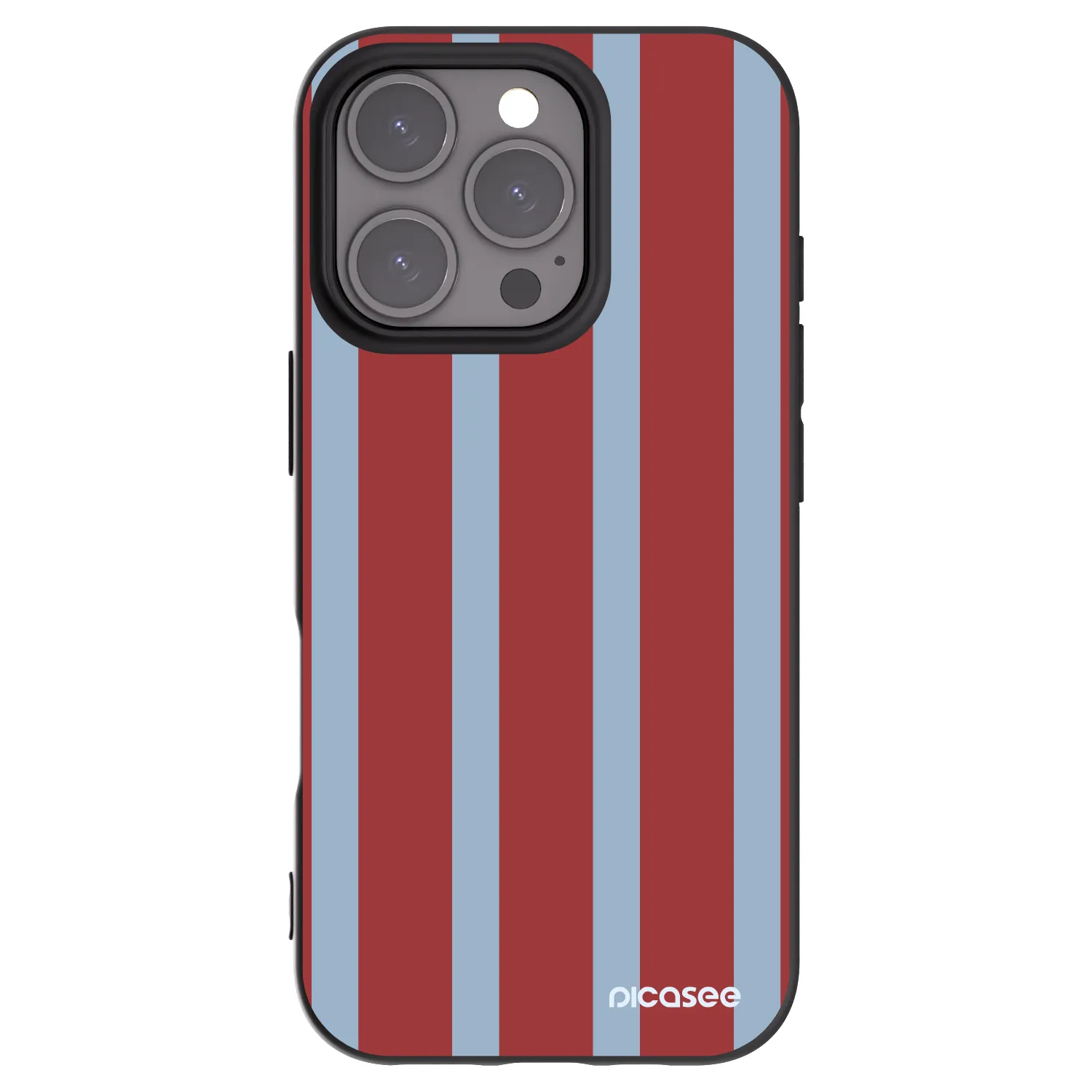 Picasee silikonowe czarne etui na Apple iPhone 16 Pro - Lounge pass