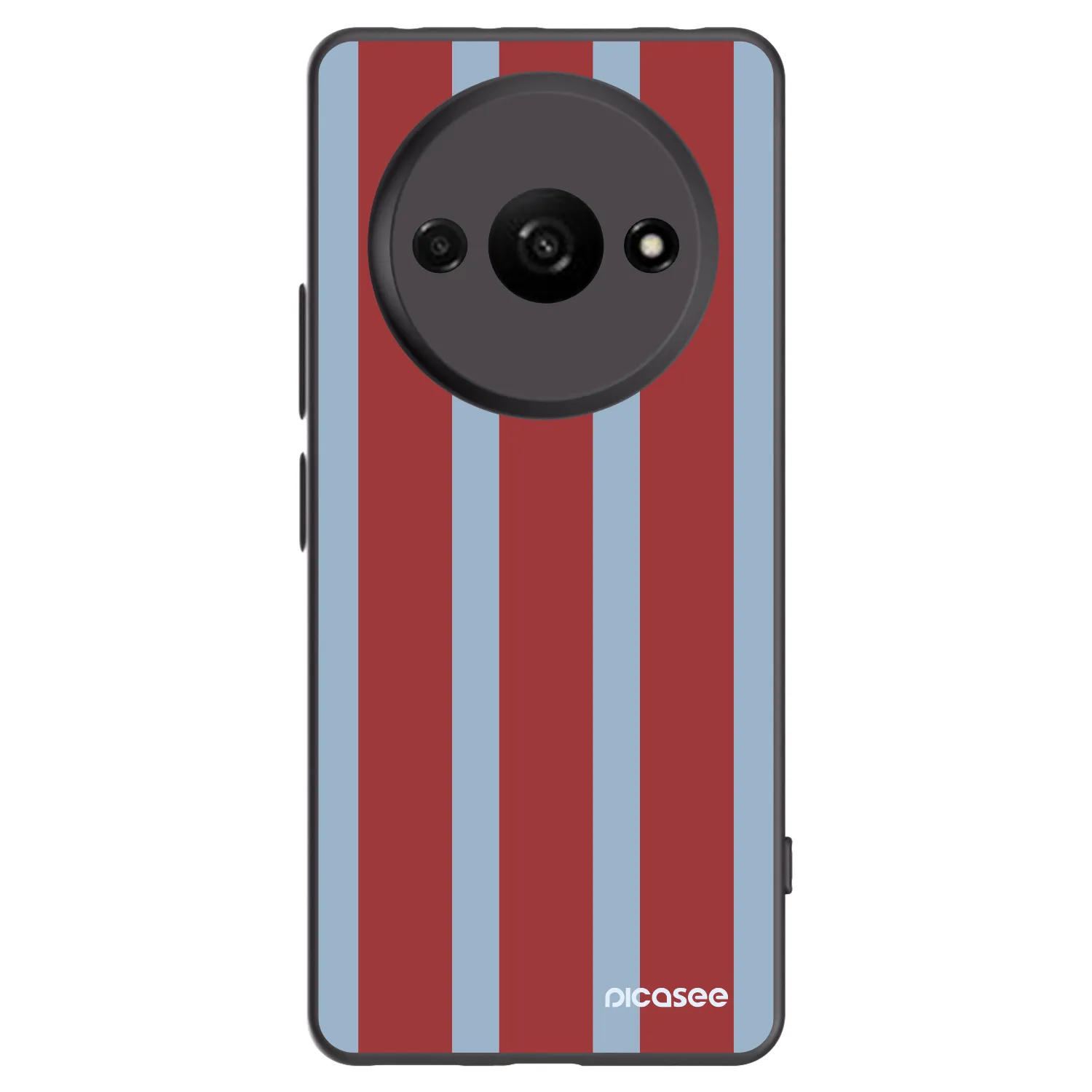 Picasee silikonowe czarne etui na Xiaomi Redmi A3 - Lounge pass