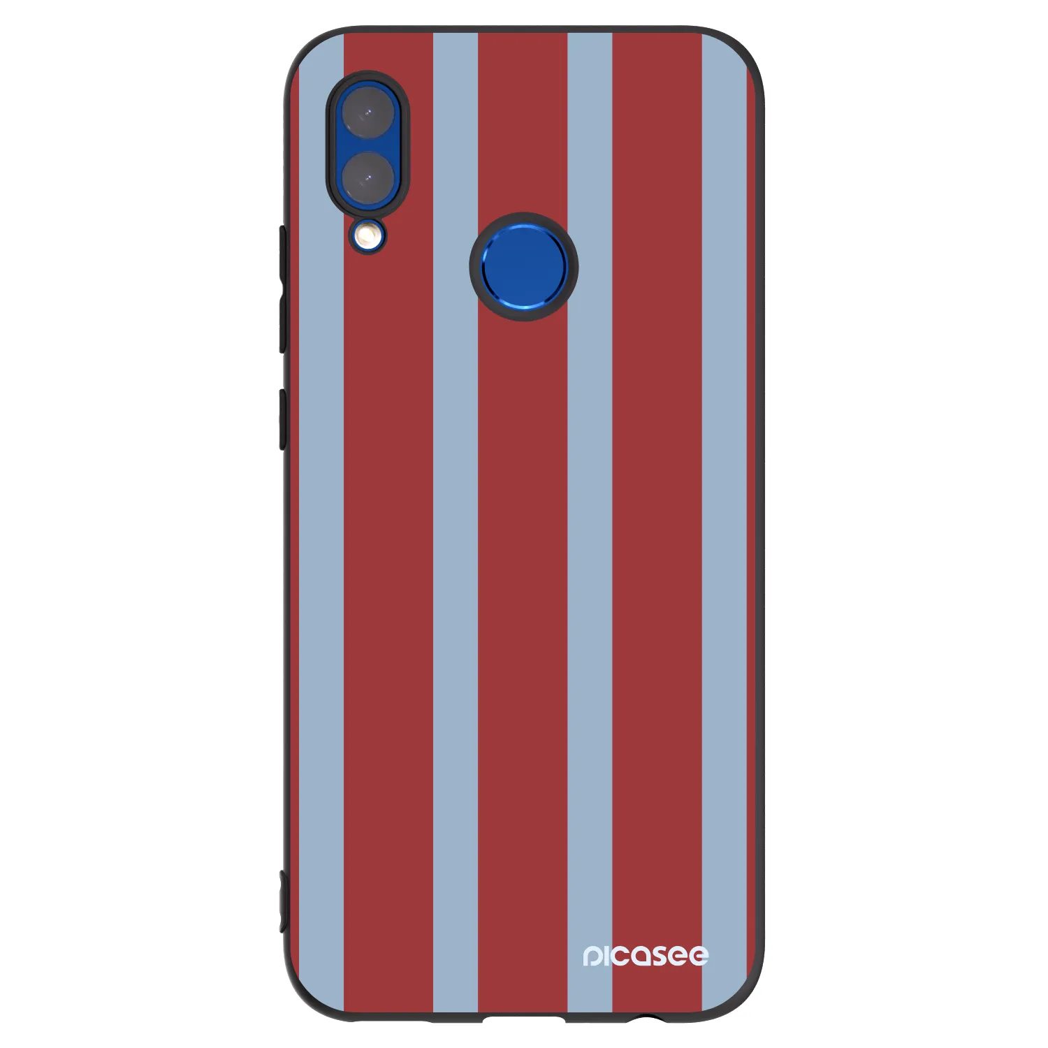 Picasee silikonowe czarne etui na Huawei P Smart 2019 - Lounge pass
