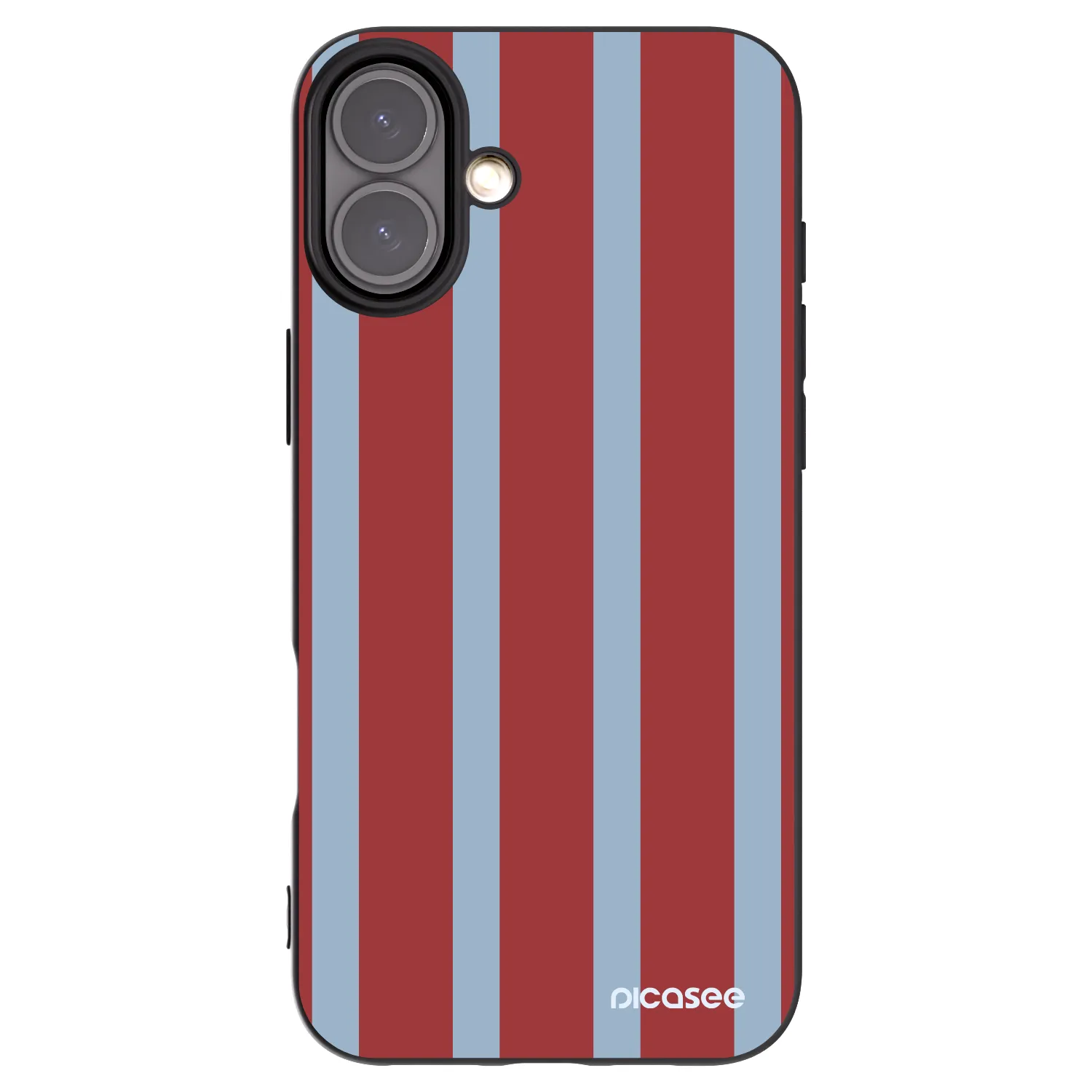 Picasee silikonowe czarne etui na Apple iPhone 16 Plus - Lounge pass
