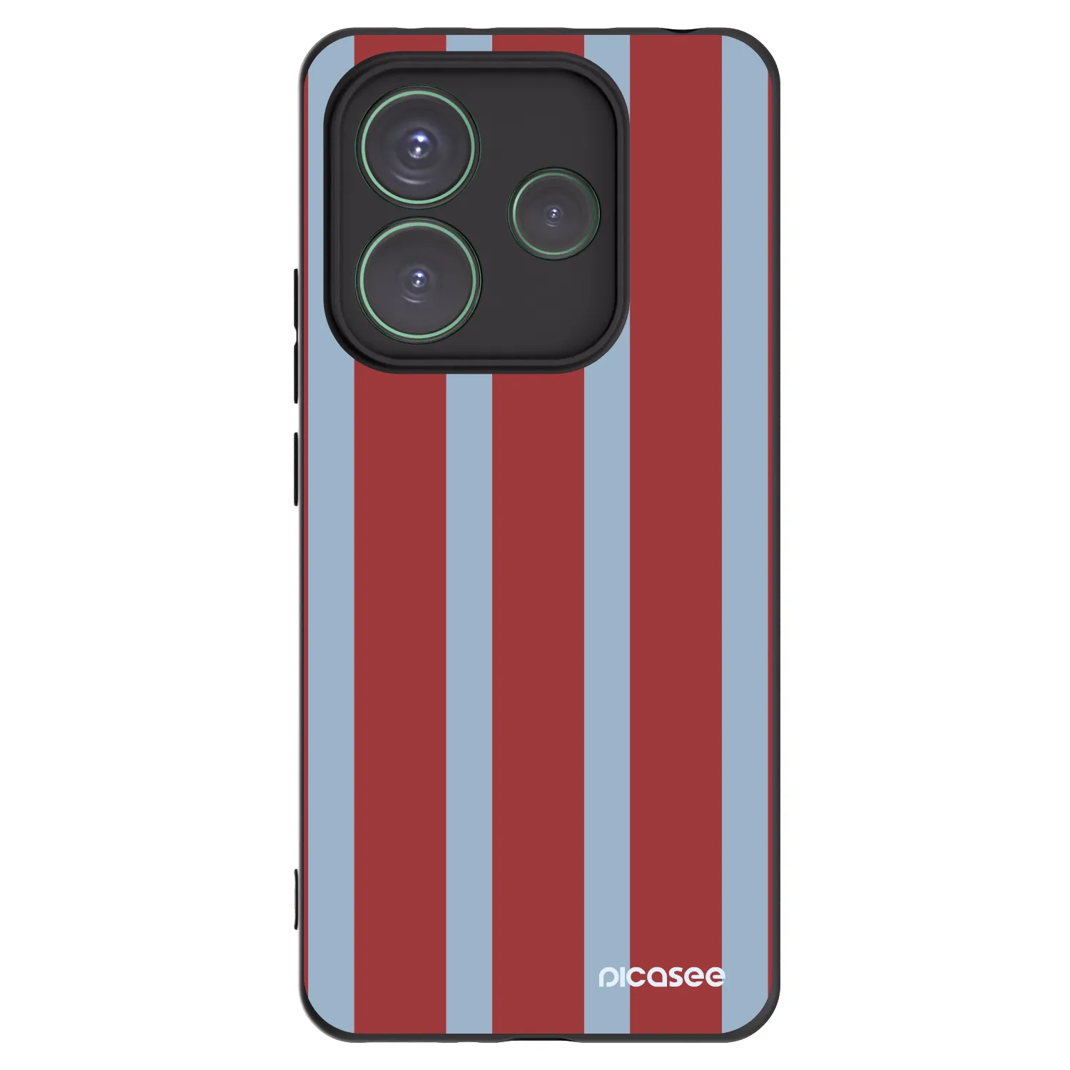 Picasee silikonowe czarne etui na Xiaomi Redmi Note 14 5G - Lounge pass