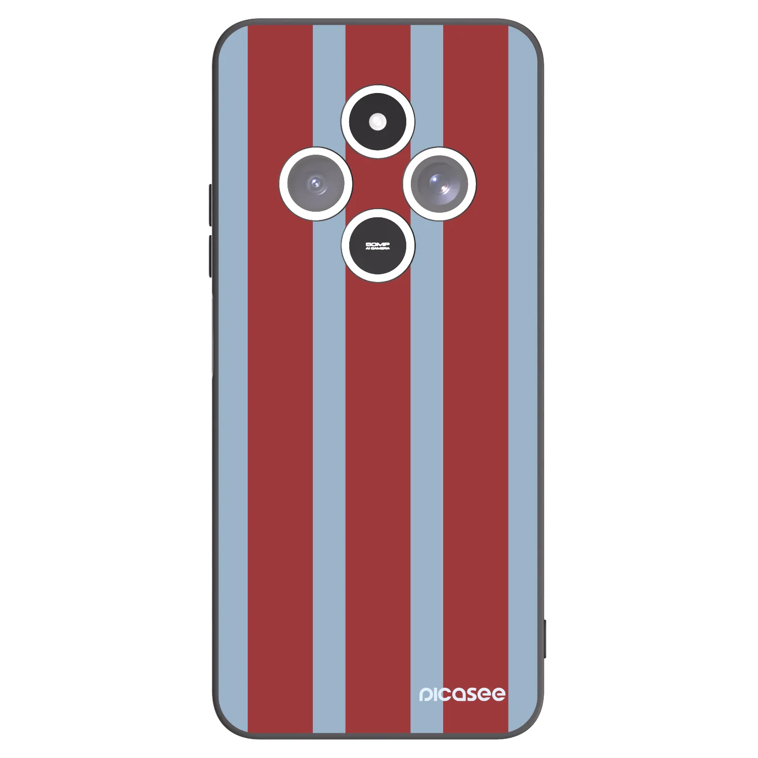Picasee silikonowe czarne etui na Xiaomi Redmi 14C - Lounge pass