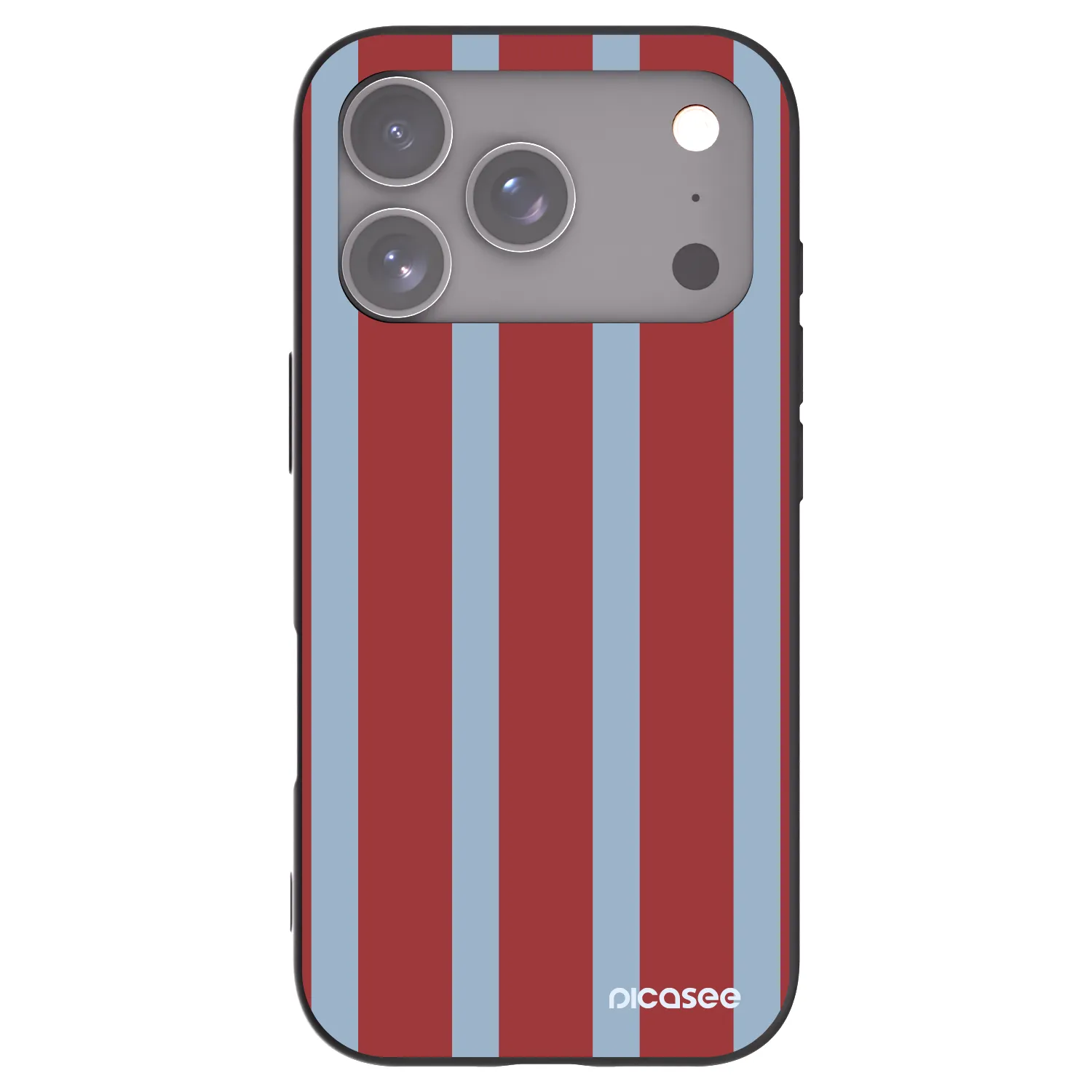 Picasee silikonowe czarne etui na Apple iPhone 17 Pro - Lounge pass