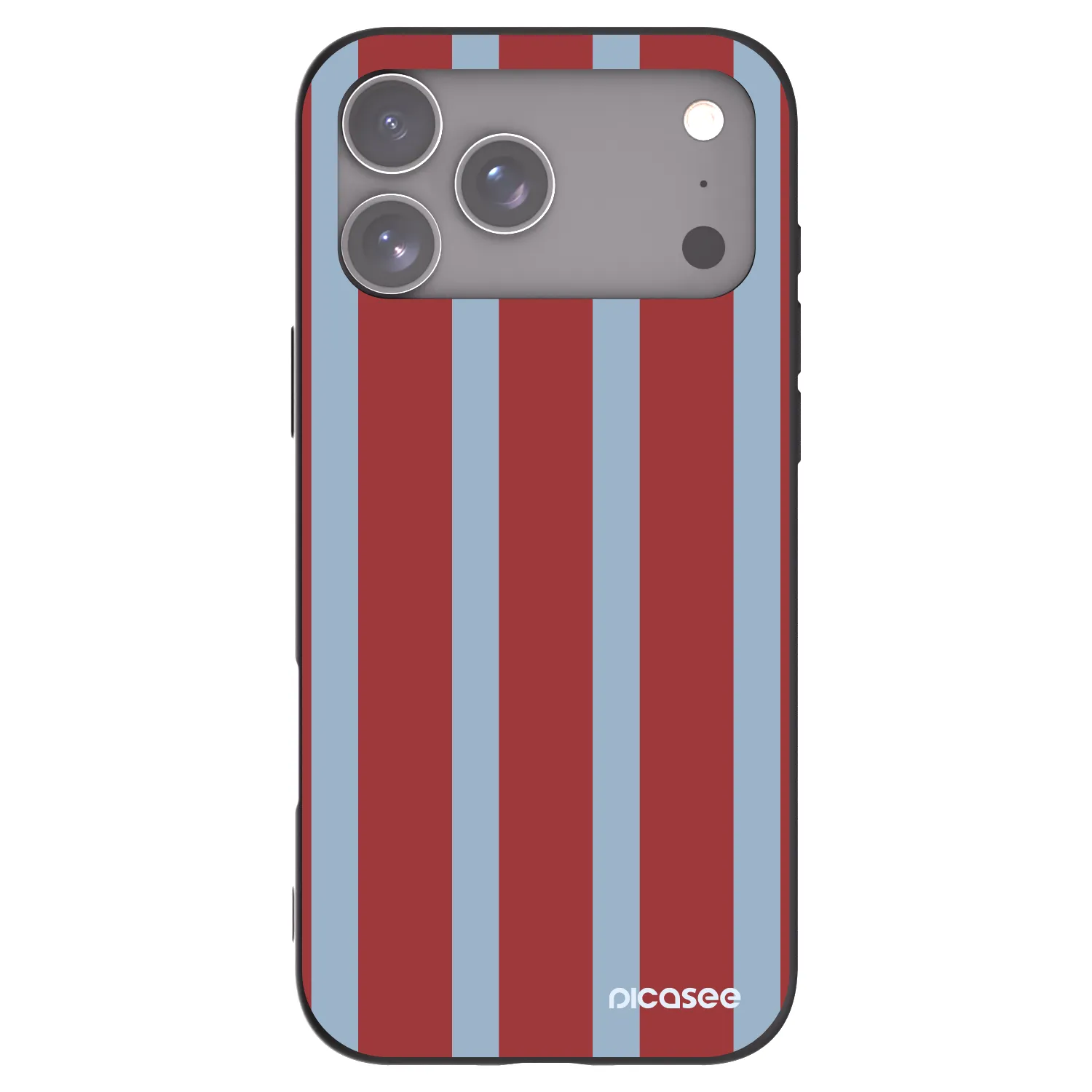 Picasee silikonowe czarne etui na Apple iPhone 17 Pro Max - Lounge pass