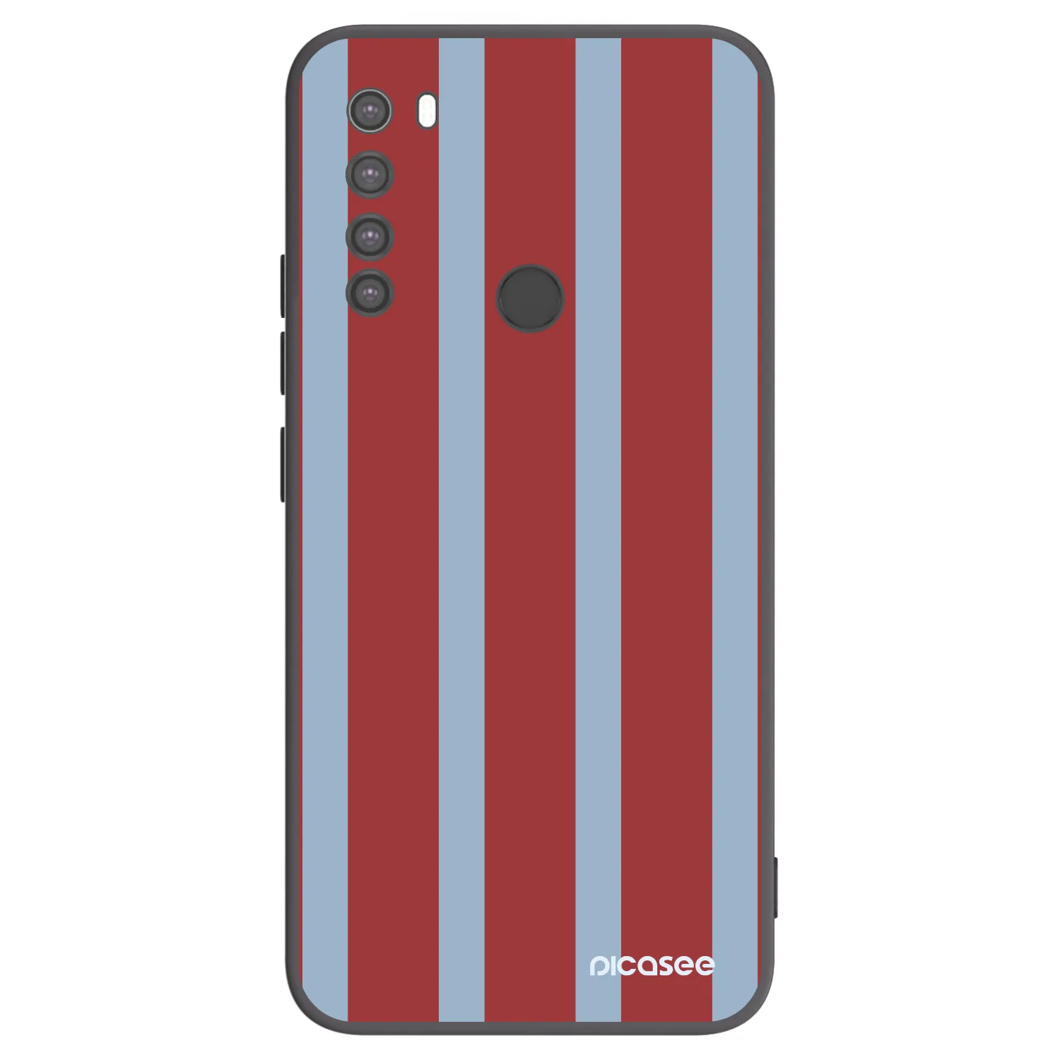 Picasee silikonowe czarne etui na Xiaomi Redmi Note 8 - Lounge pass