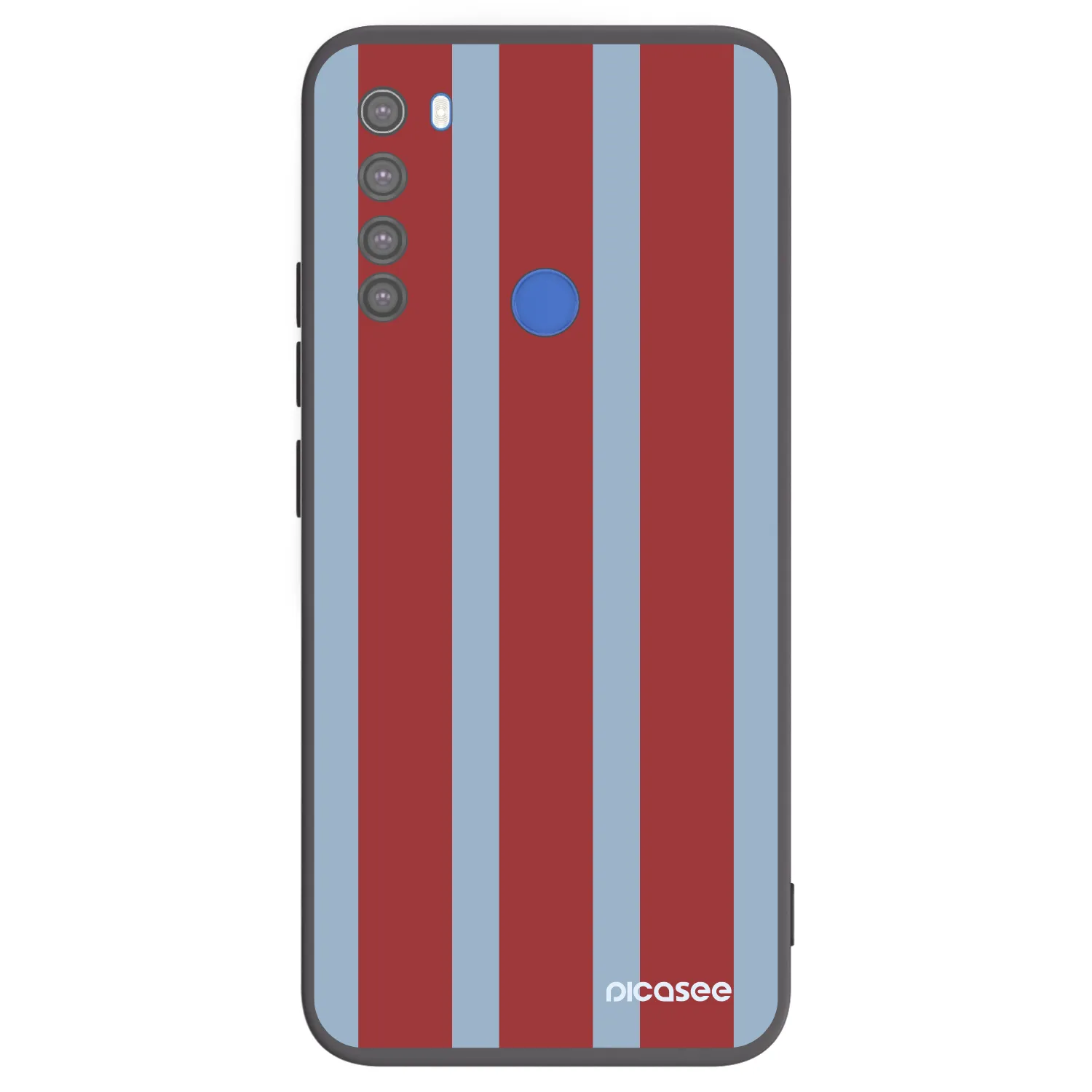 Picasee silikonowe czarne etui na Xiaomi Redmi Note 8T - Lounge pass