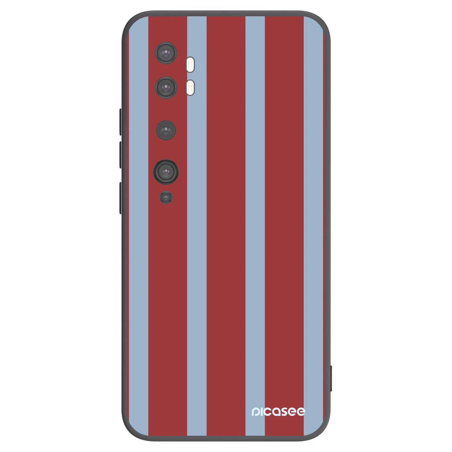 Picasee silikonowe czarne etui na Xiaomi Mi Note 10 (Pro) - Lounge pass