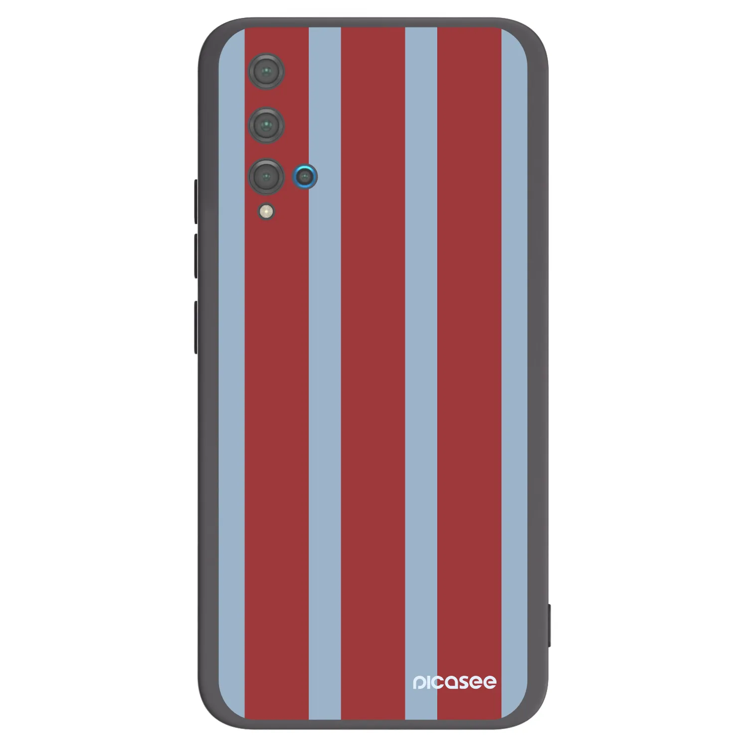 Picasee silikonowe czarne etui na Huawei Nova 5T - Lounge pass