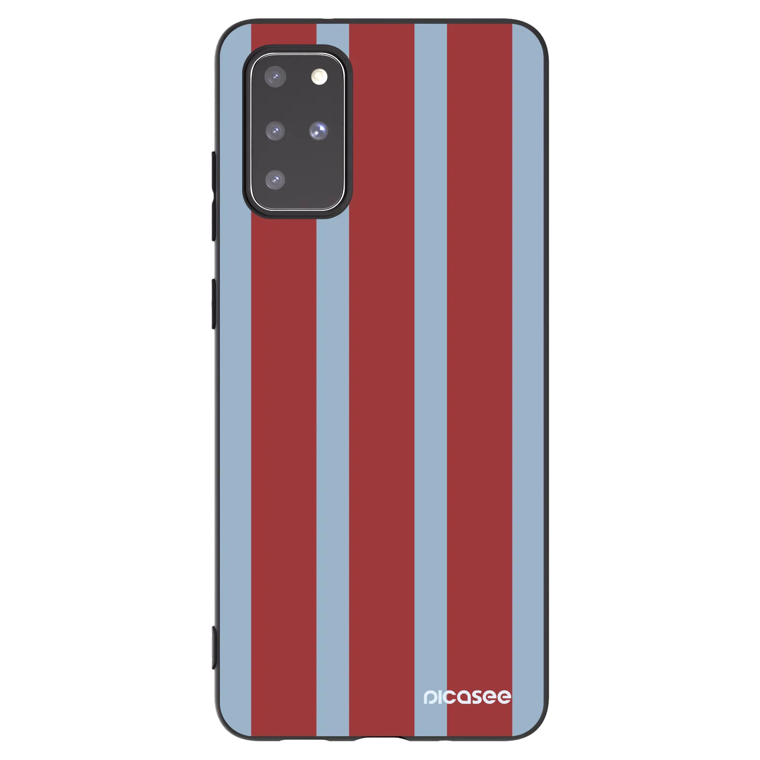 Picasee silikonowe czarne etui na Samsung Galaxy S20+ G985F - Lounge pass