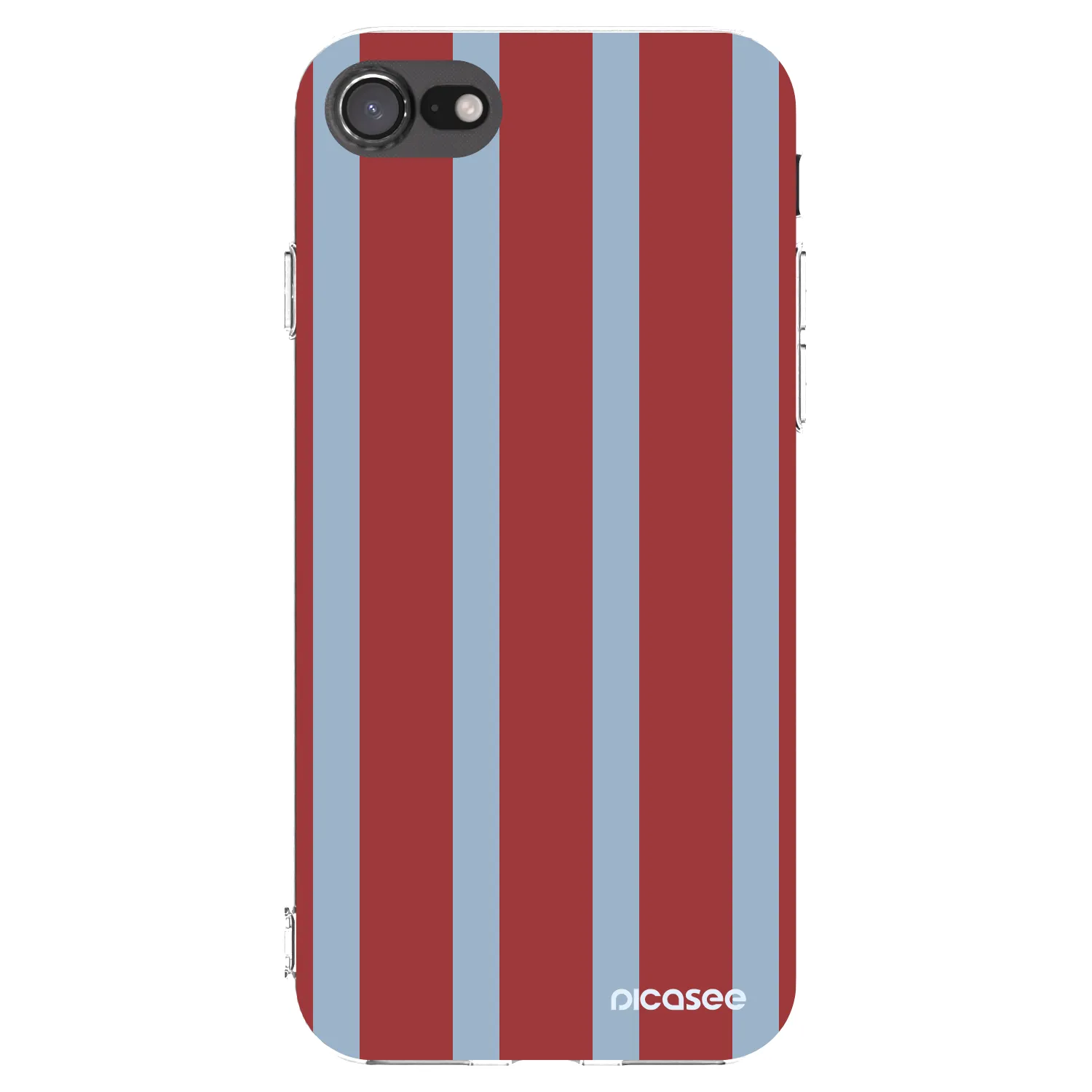 Picasee silikonowe przeźroczyste etui na Apple iPhone SE 2020 - Lounge pass