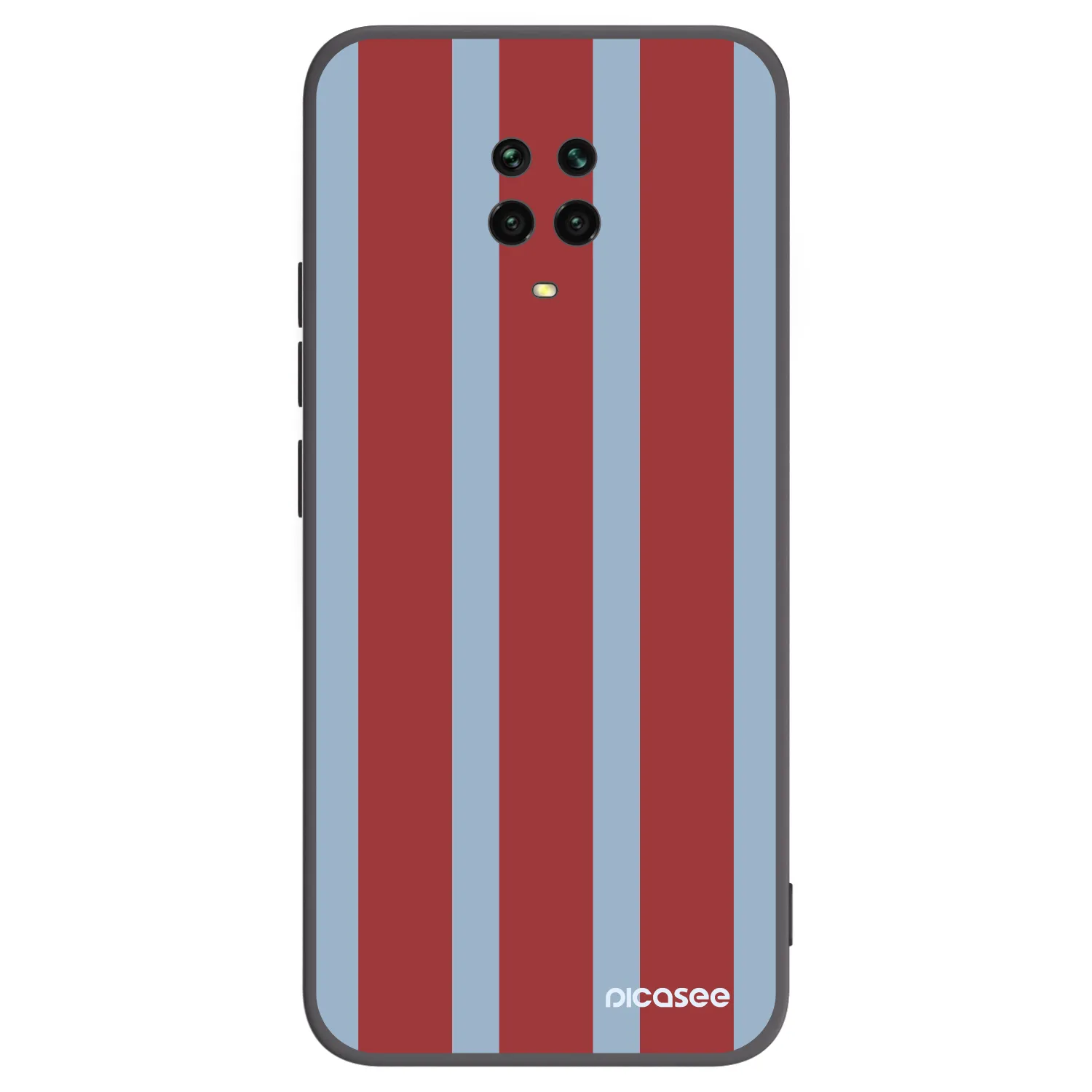 Picasee silikonowe czarne etui na Xiaomi Redmi Note 9 Pro - Lounge pass
