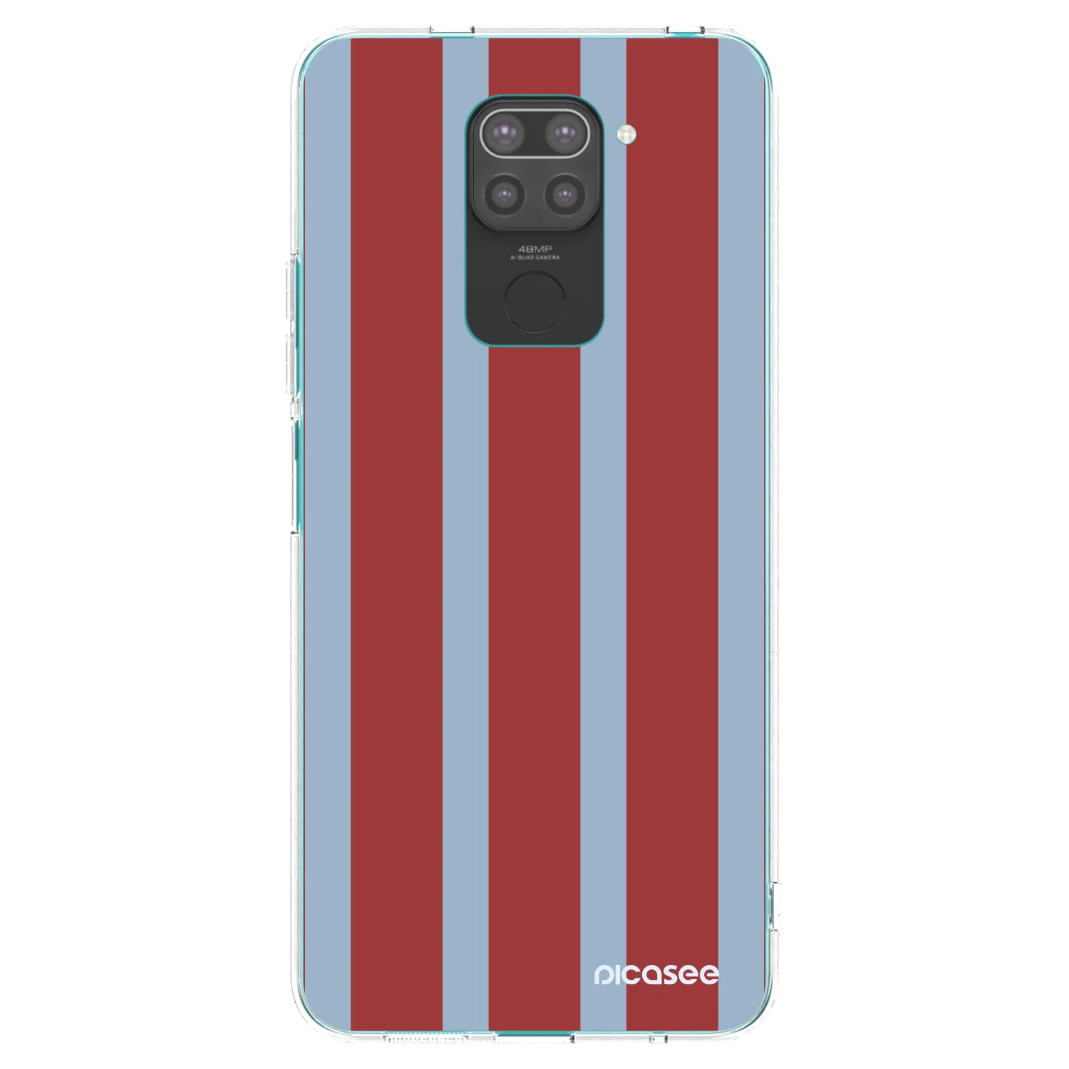 Picasee silikonowe czarne etui na Xiaomi Redmi Note 9 - Lounge pass