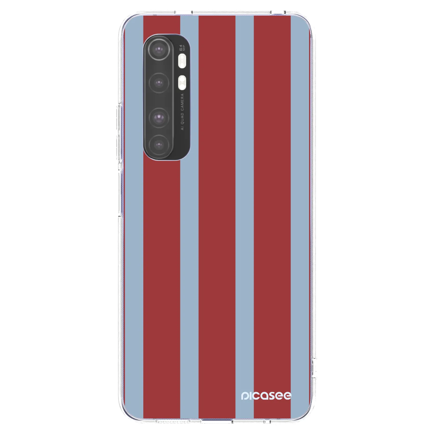 Picasee silikonowe przeźroczyste etui na Xiaomi Mi Note 10 Lite - Lounge pass