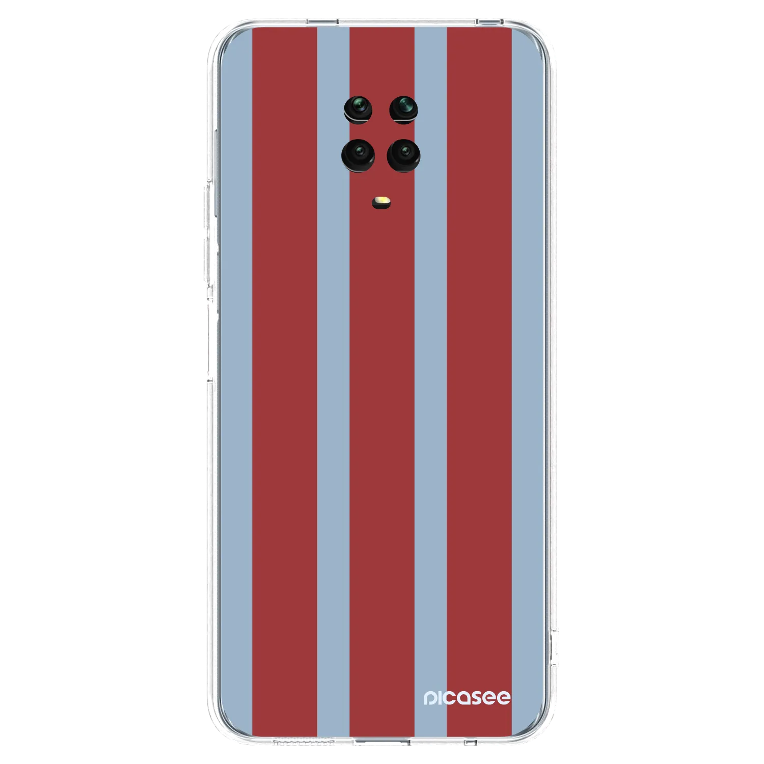 Picasee silikonowe przeźroczyste etui na Xiaomi Redmi Note 9S - Lounge pass