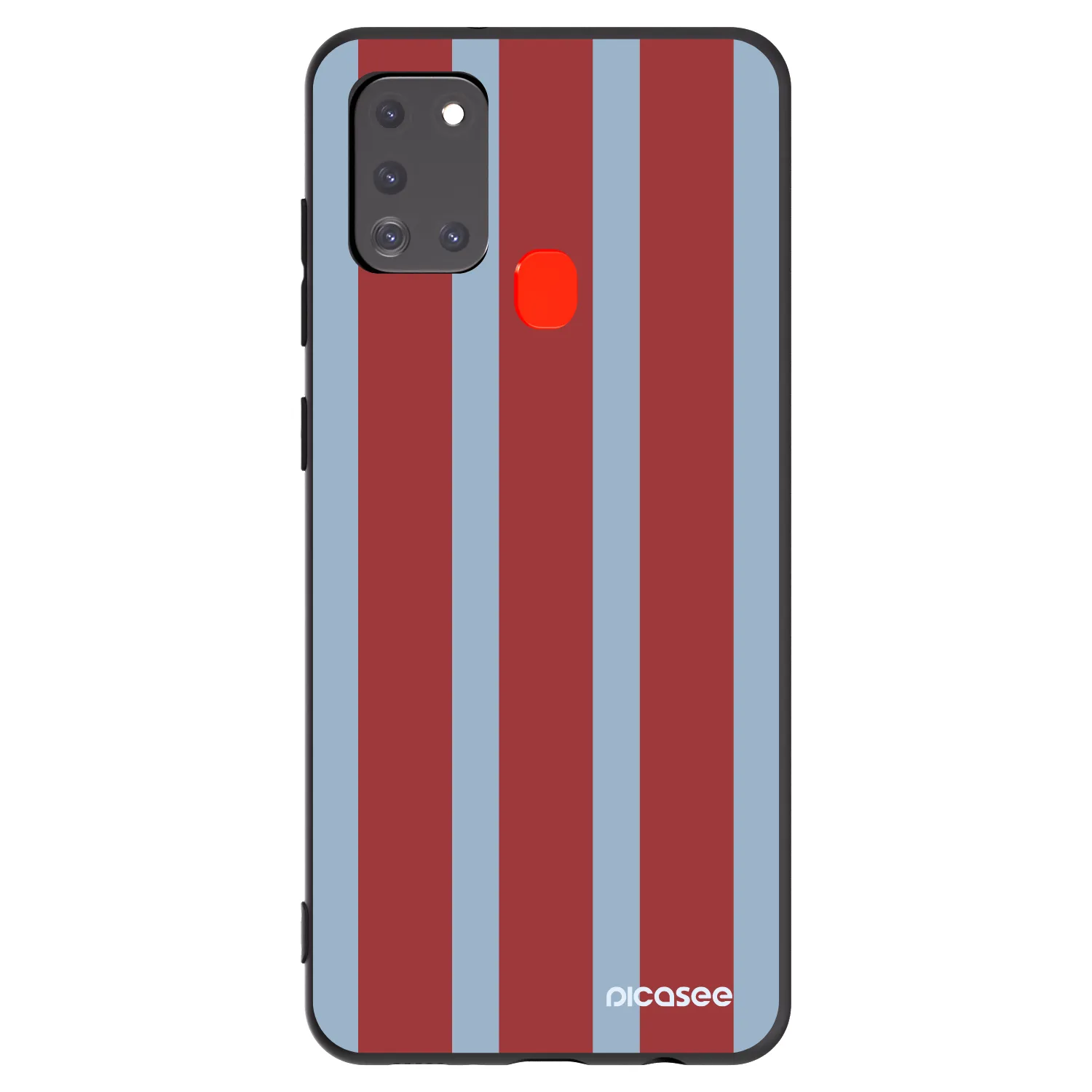 Picasee silikonowe czarne etui na Samsung Galaxy A21s - Lounge pass