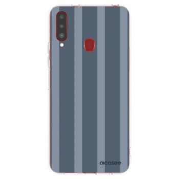 Picasee silikonowe przeźroczyste etui na Samsung Galaxy A20s - Midnight lounge