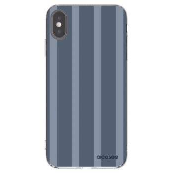 Picasee silikonowe przeźroczyste etui na Apple iPhone XS Max - Midnight lounge