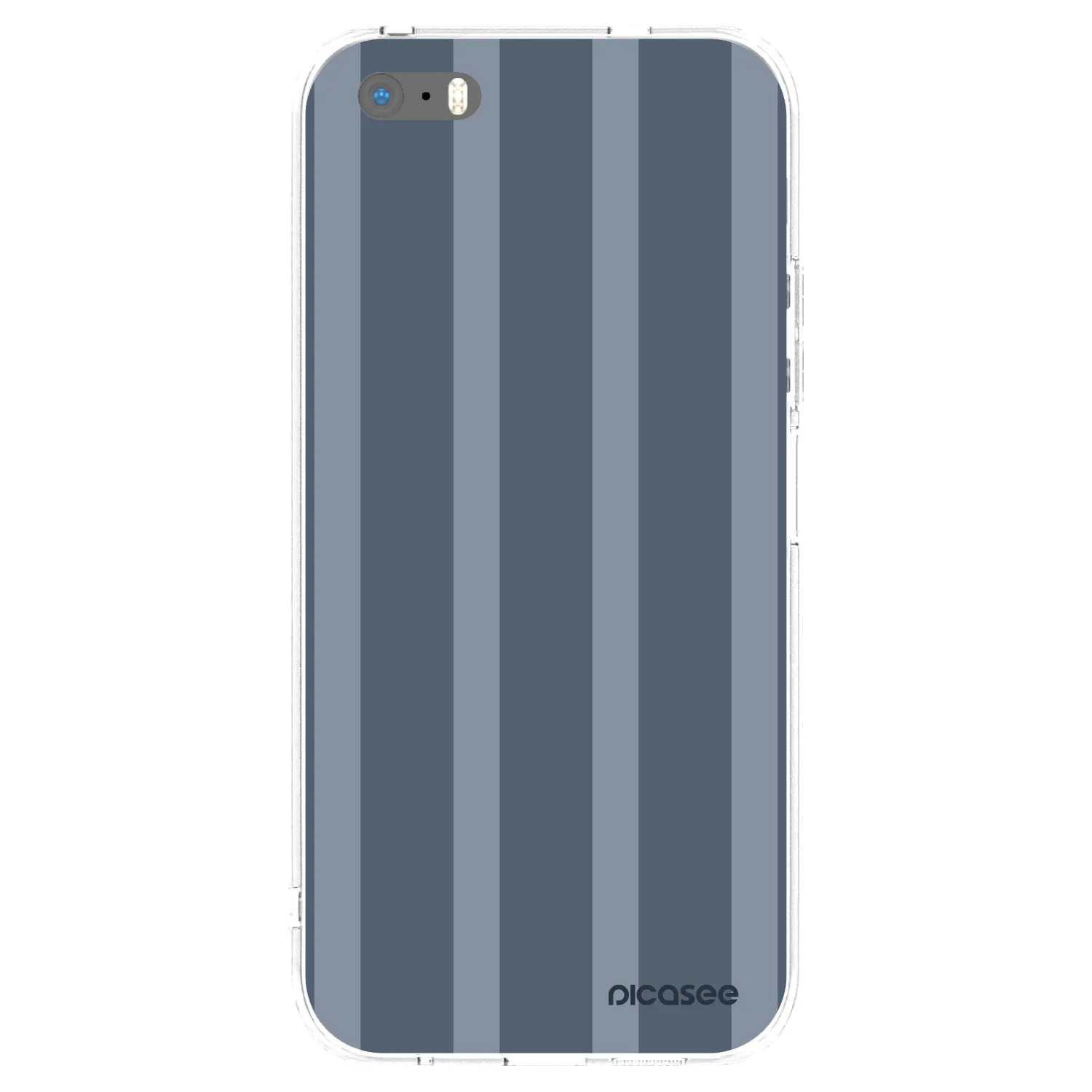 Picasee silikonowe przeźroczyste etui na Apple iPhone 5/5S/SE - Midnight lounge
