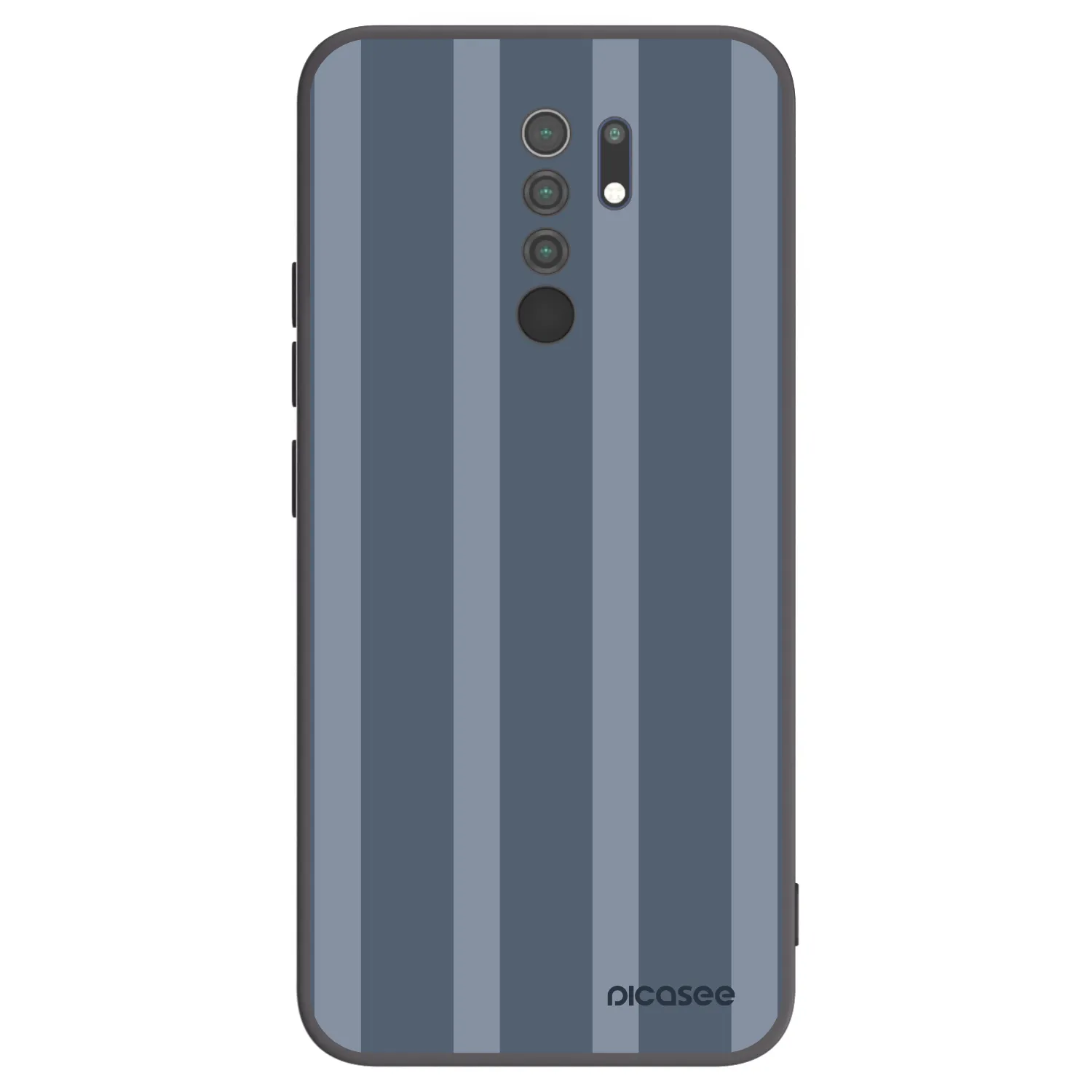 Picasee silikonowe czarne etui na Xiaomi Redmi 9 - Midnight lounge