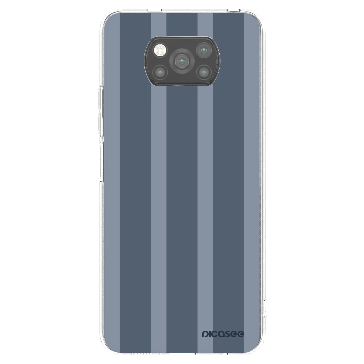 Picasee silikonowe czarne etui na Xiaomi Poco X3 - Midnight lounge