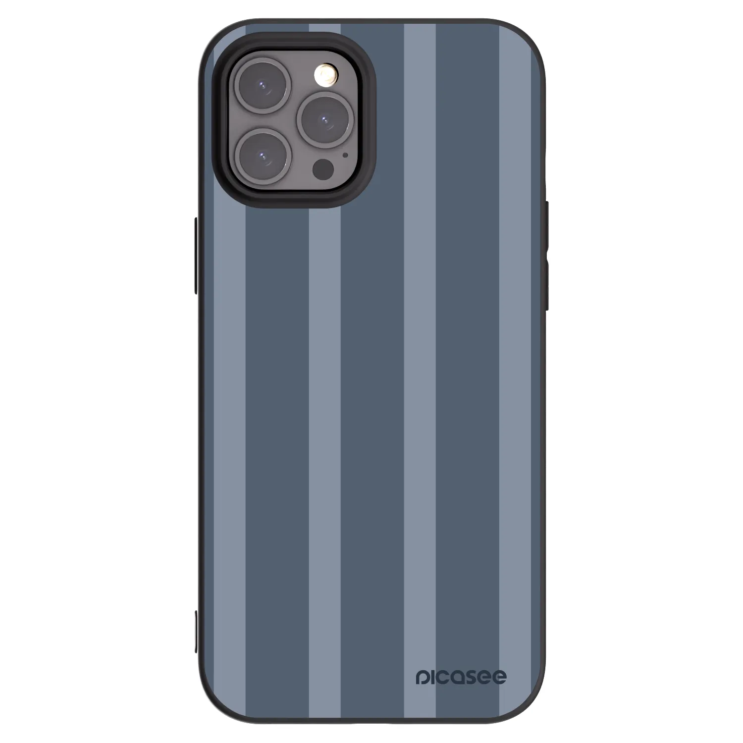 Picasee silikonowe czarne etui na Apple iPhone 12 Pro Max - Midnight lounge