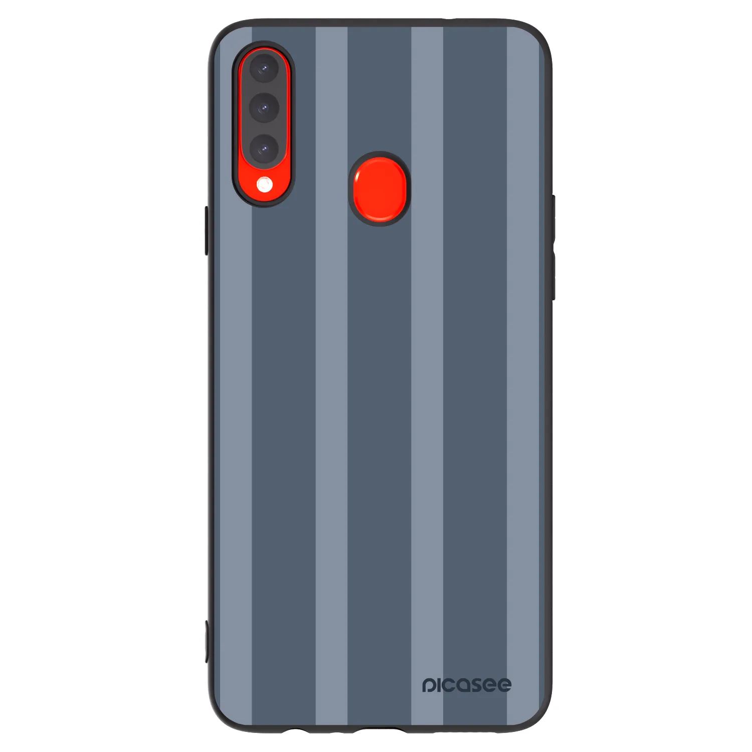 Picasee silikonowe czarne etui na Samsung Galaxy A20s - Midnight lounge