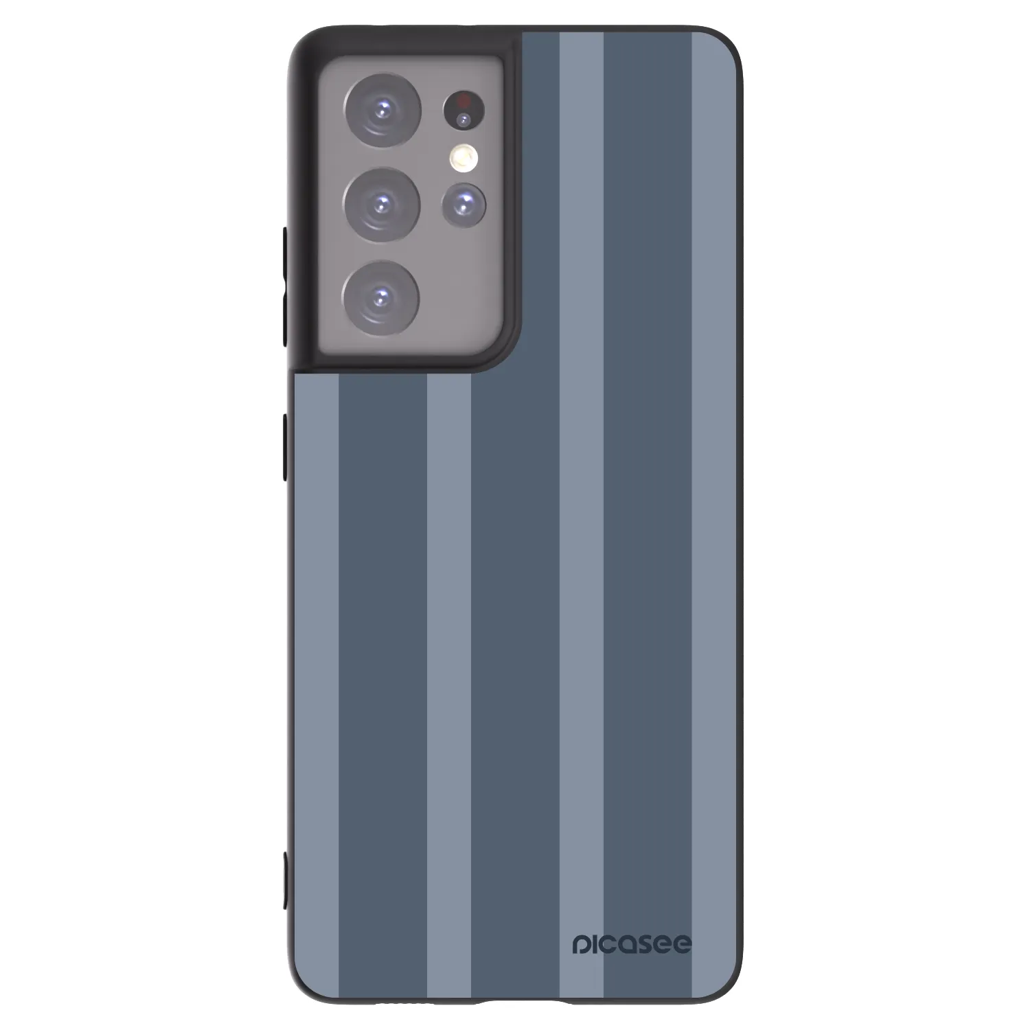 Picasee silikonowe czarne etui na Samsung Galaxy S21 Ultra 5G G998B - Midnight lounge
