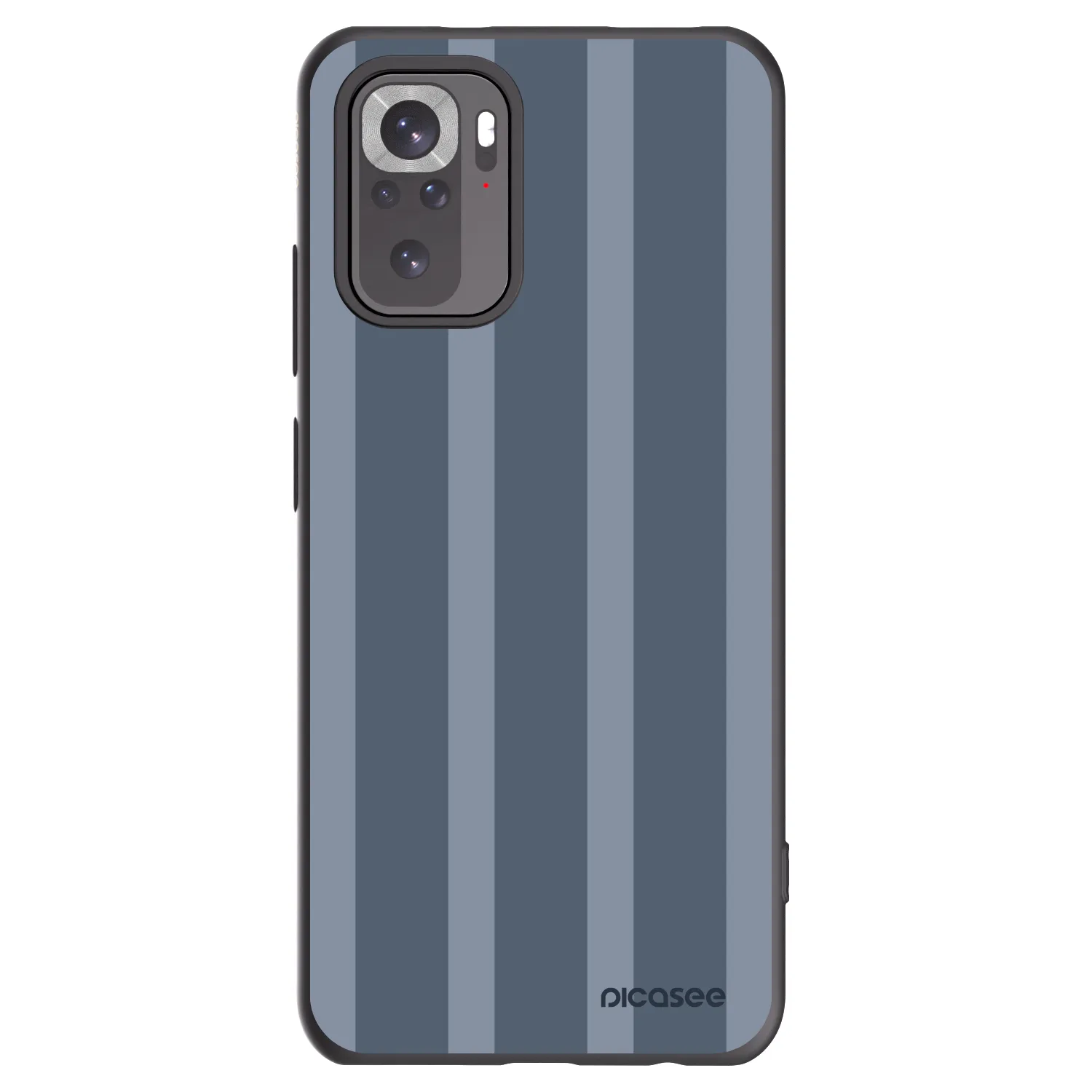 Picasee silikonowe czarne etui na Xiaomi Redmi Note 10S - Midnight lounge