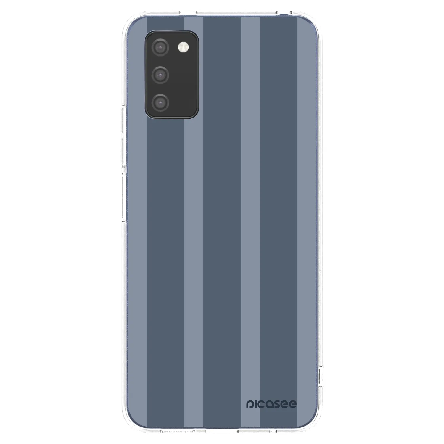 Picasee silikonowe przeźroczyste etui na Samsung Galaxy A02s A025G - Midnight lounge