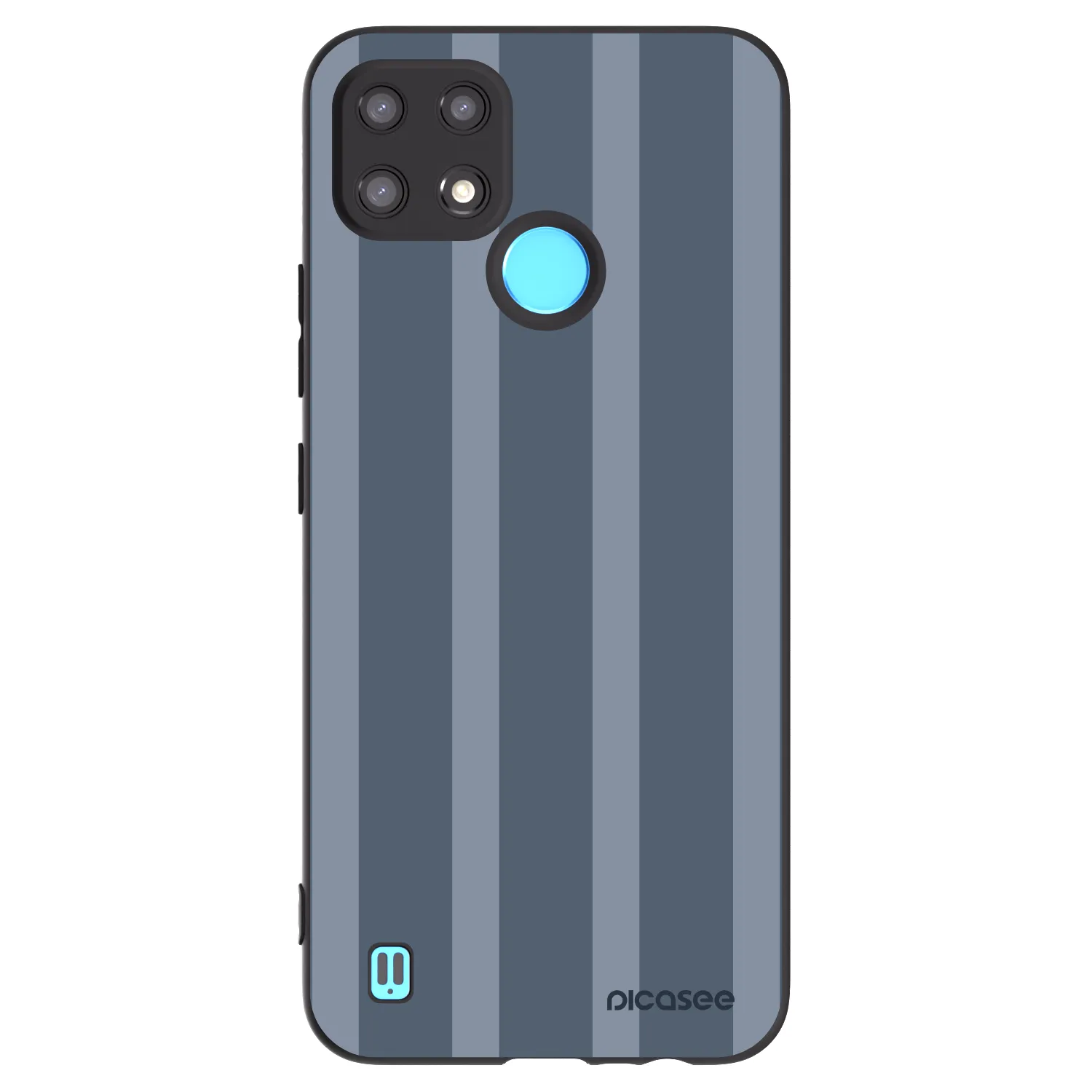 Picasee silikonowe czarne etui na Realme C21 - Midnight lounge