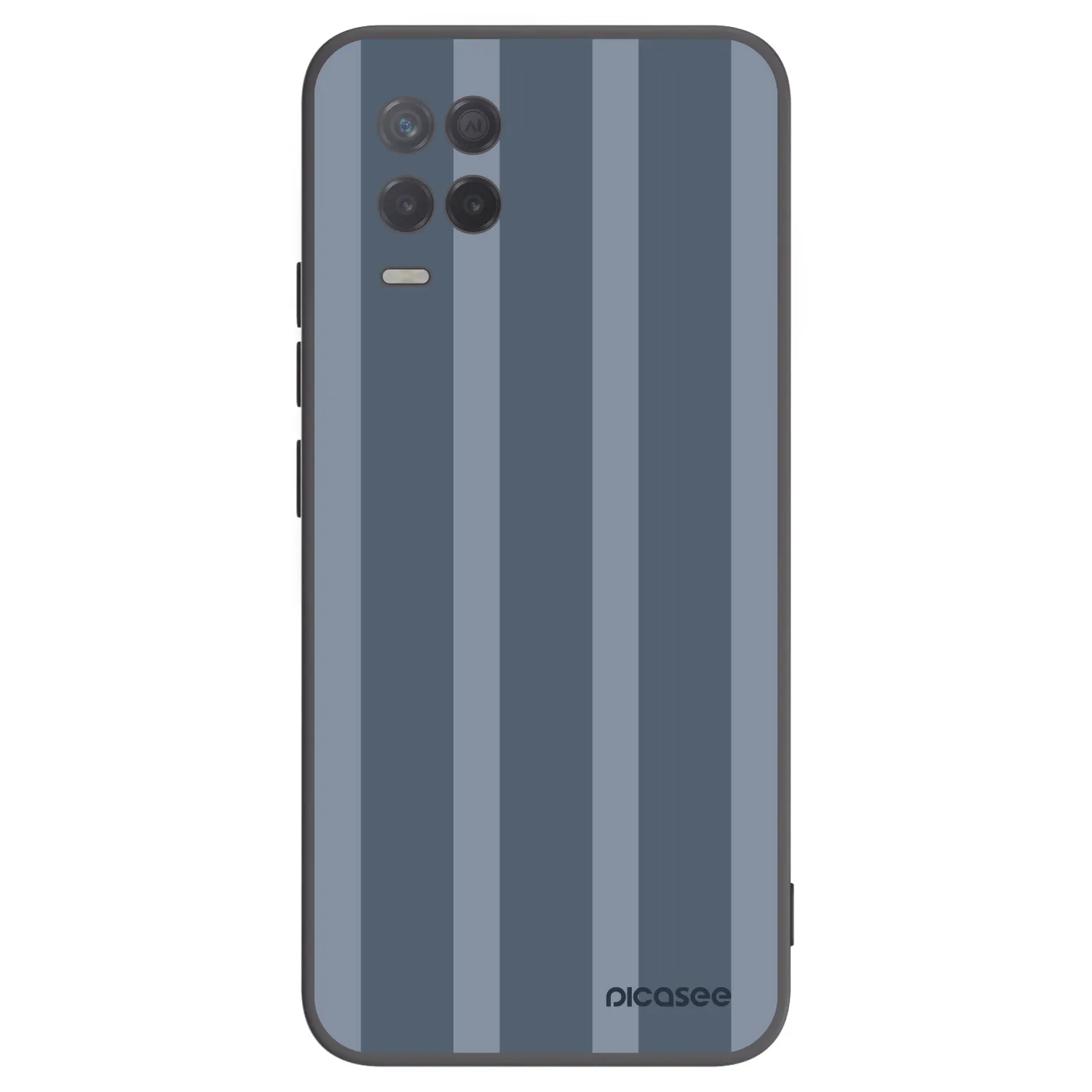 Picasee silikonowe czarne etui na Realme 8 5G - Midnight lounge