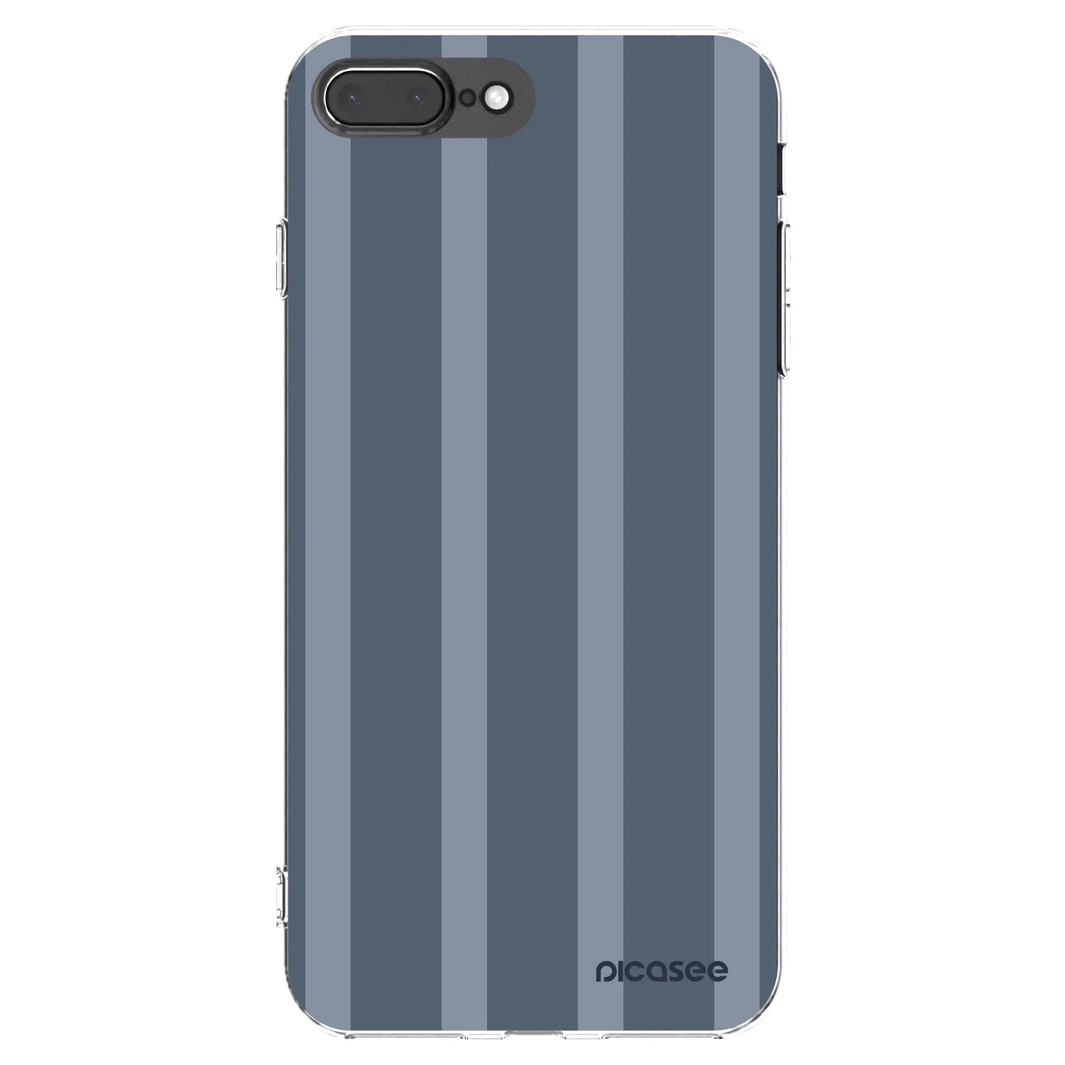 Picasee silikonowe przeźroczyste etui na Apple iPhone 7 Plus - Midnight lounge