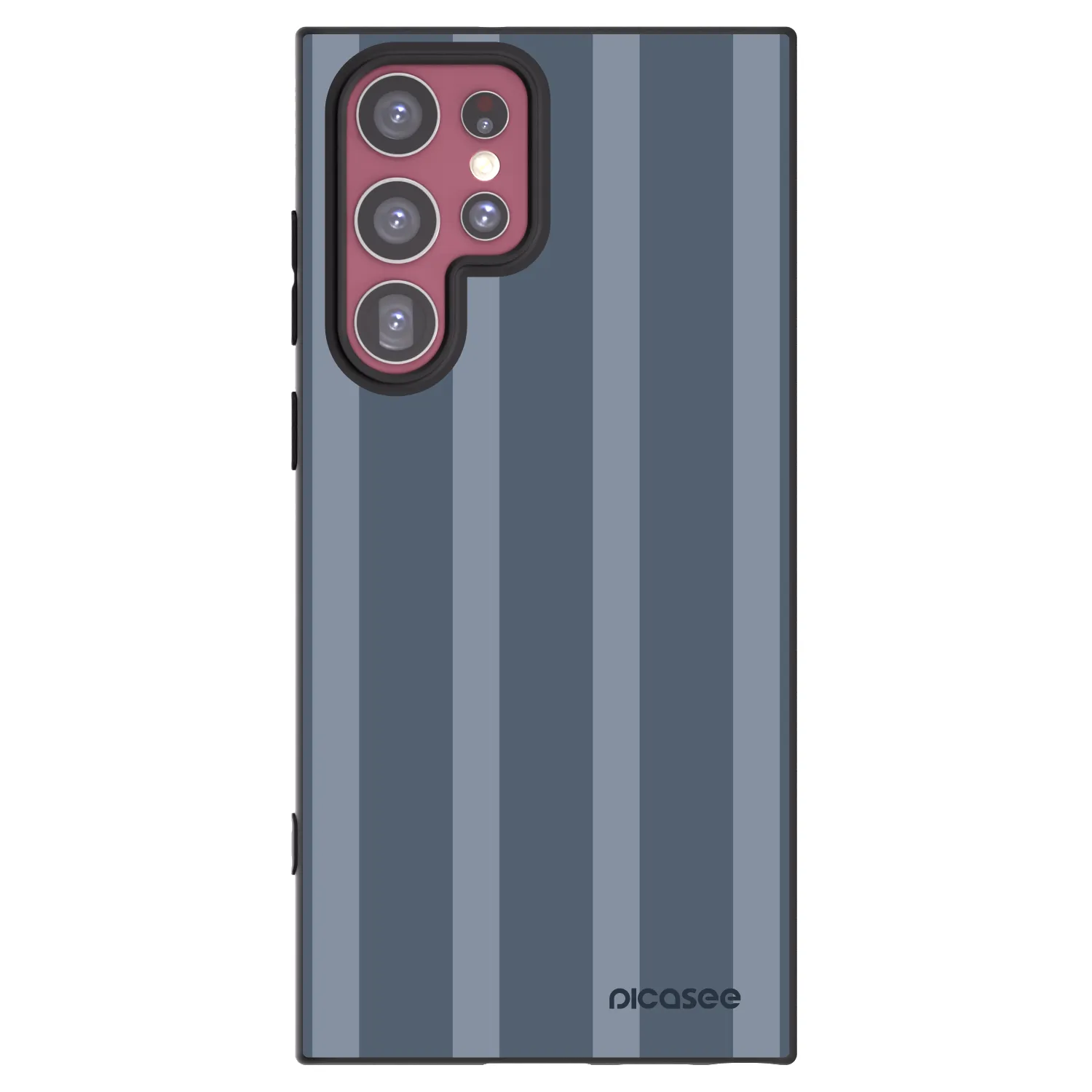 Picasee silikonowe czarne etui na Samsung Galaxy S22 Ultra 5G - Midnight lounge