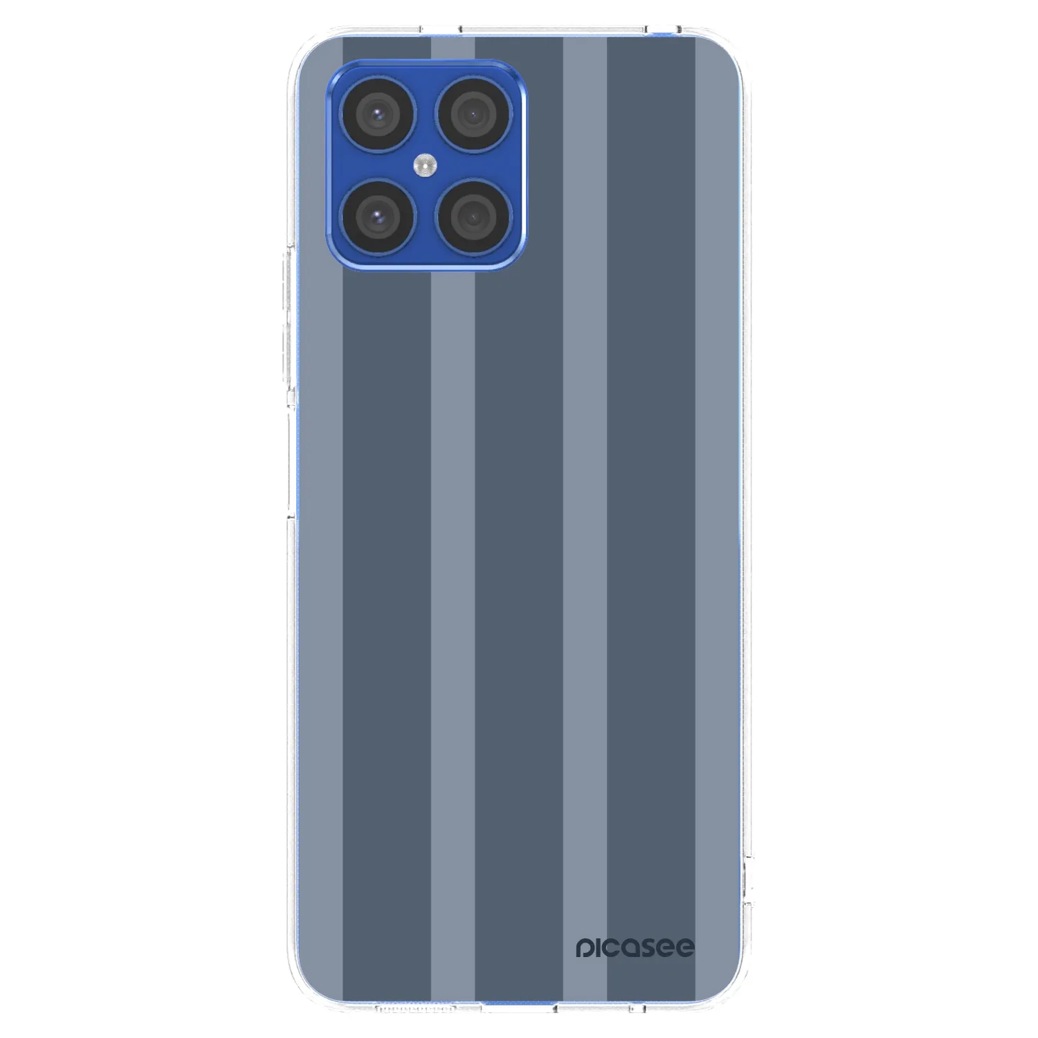 Picasee silikonowe przeźroczyste etui na Honor X8 4G - Midnight lounge