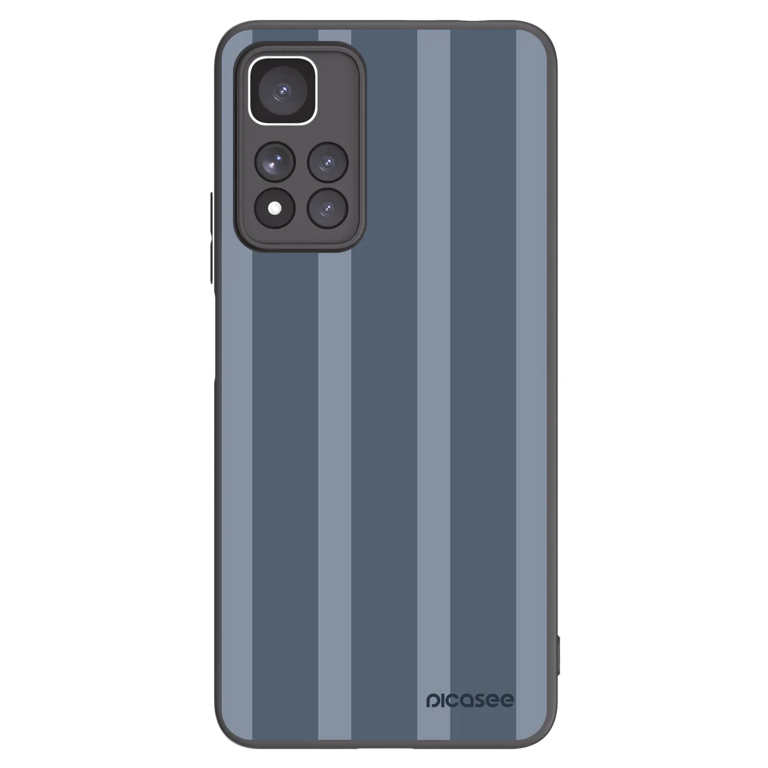 Picasee silikonowe czarne etui na Xiaomi Redmi Note 11 Pro+ 5G - Midnight lounge