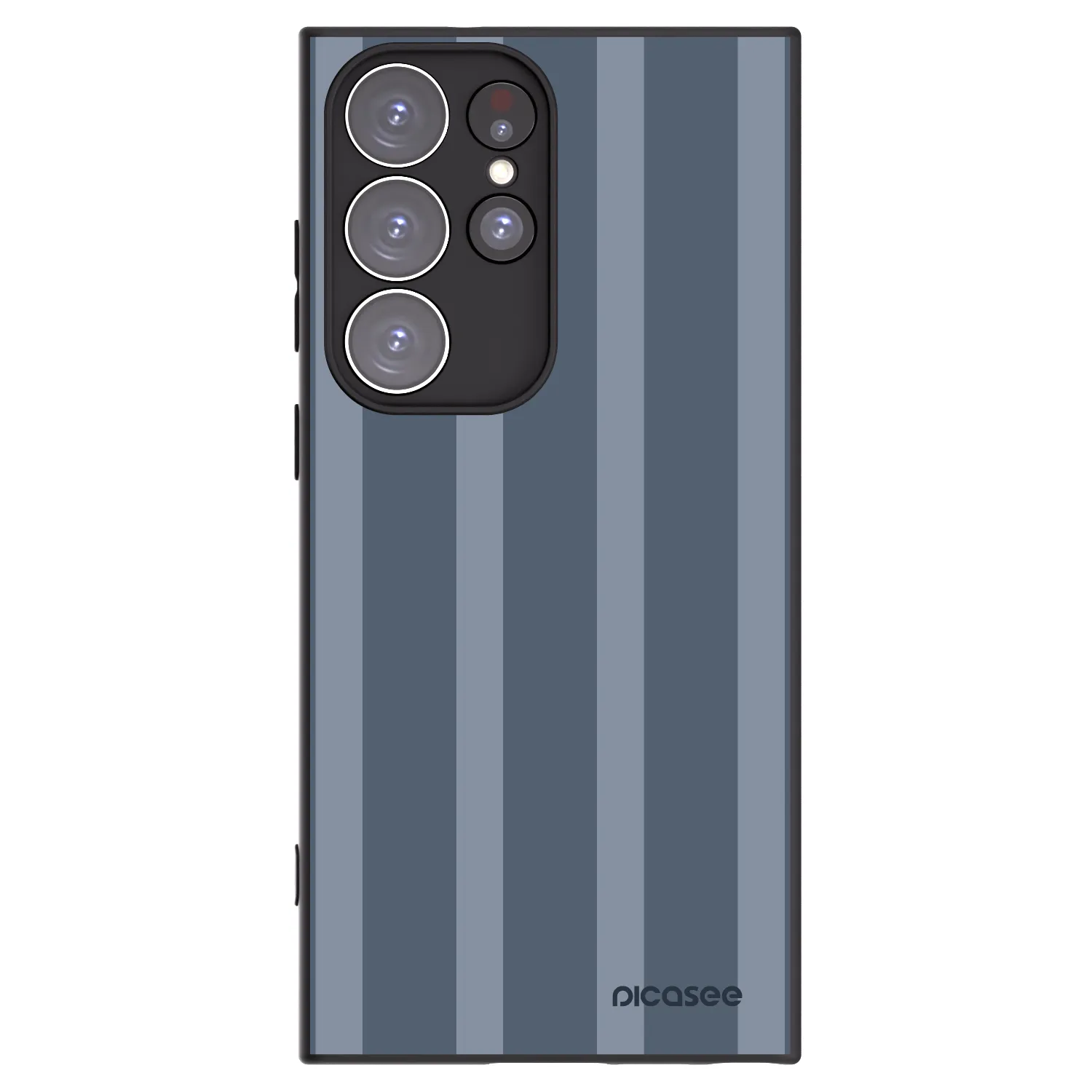 Picasee silikonowe czarne etui na Samsung Galaxy S23 Ultra 5G - Midnight lounge