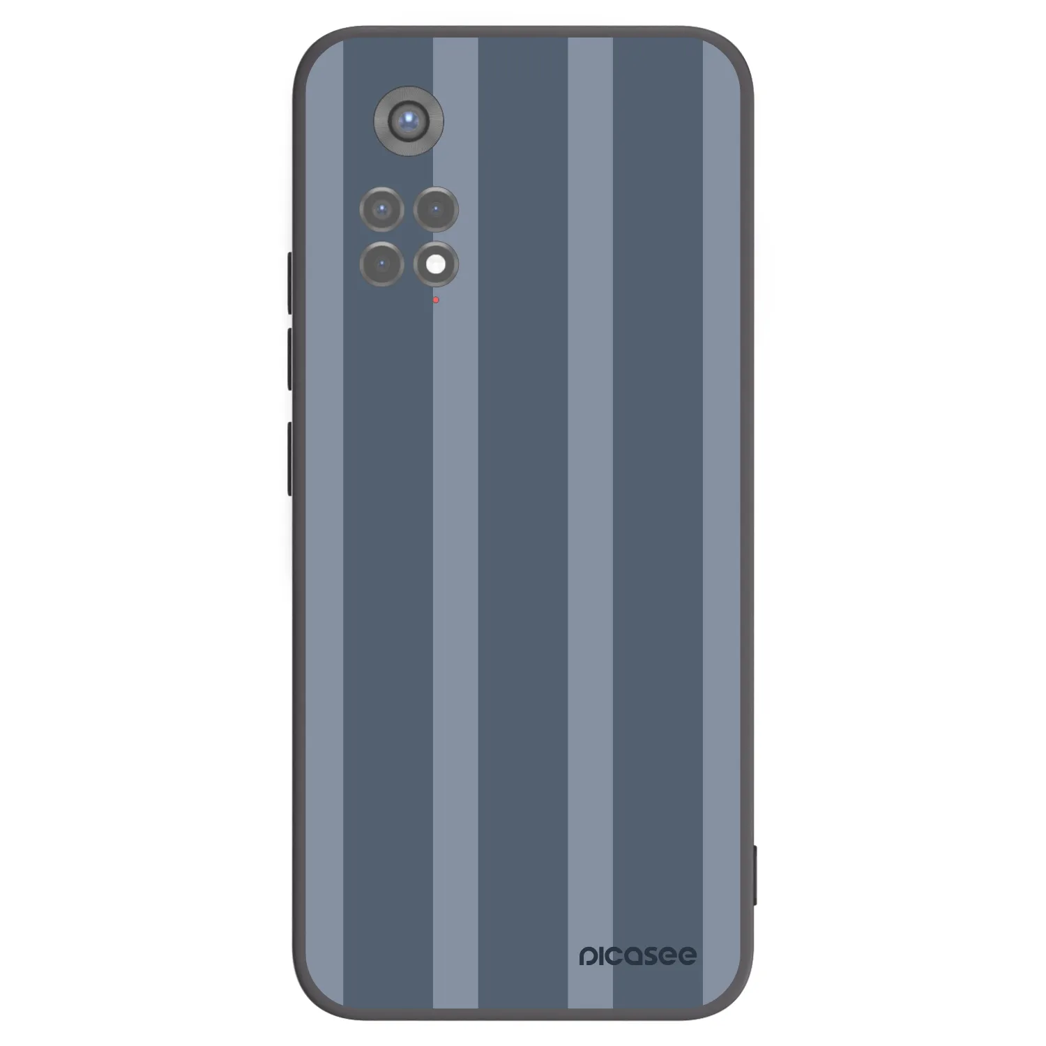 Picasee silikonowe czarne etui na Xiaomi Redmi Note 11S 5G - Midnight lounge