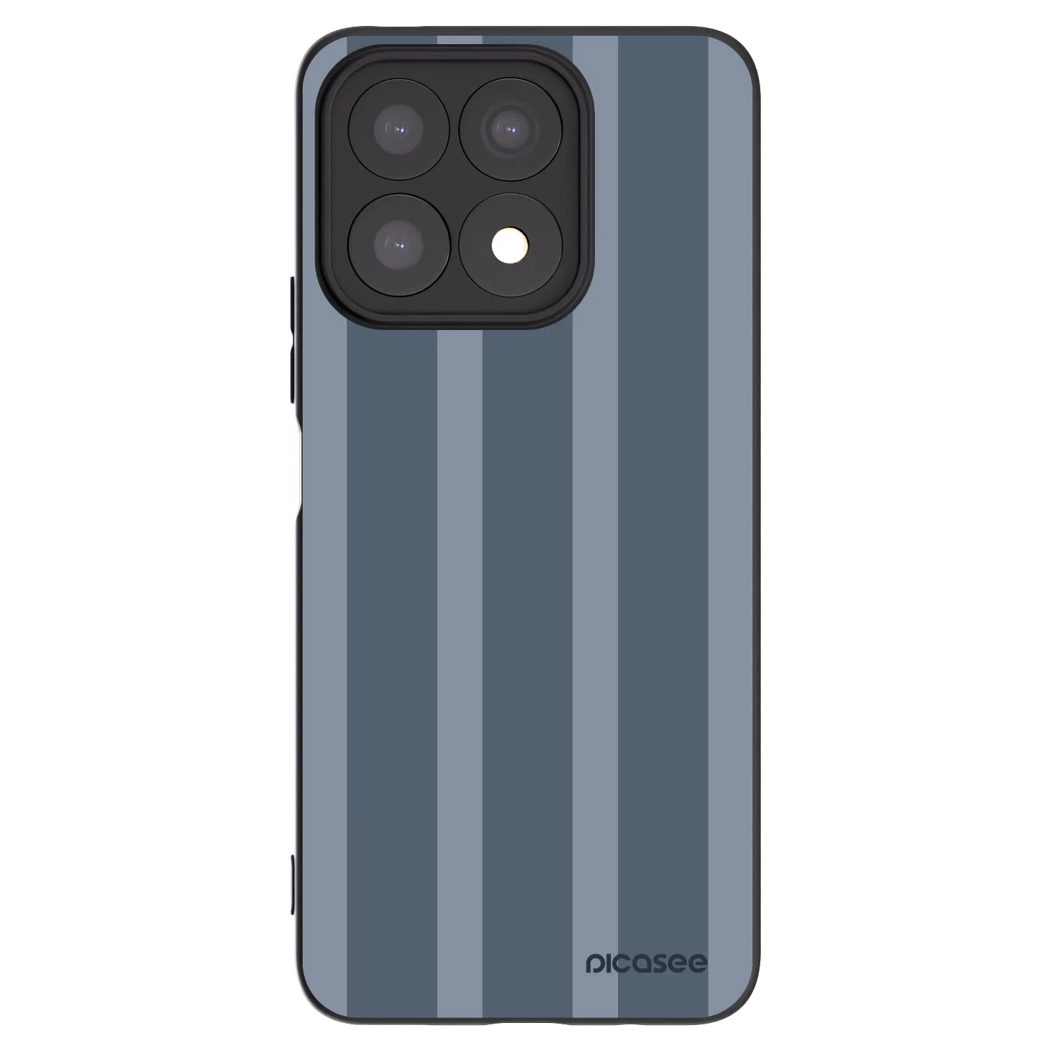 Picasee silikonowe czarne etui na Honor X8a - Midnight lounge