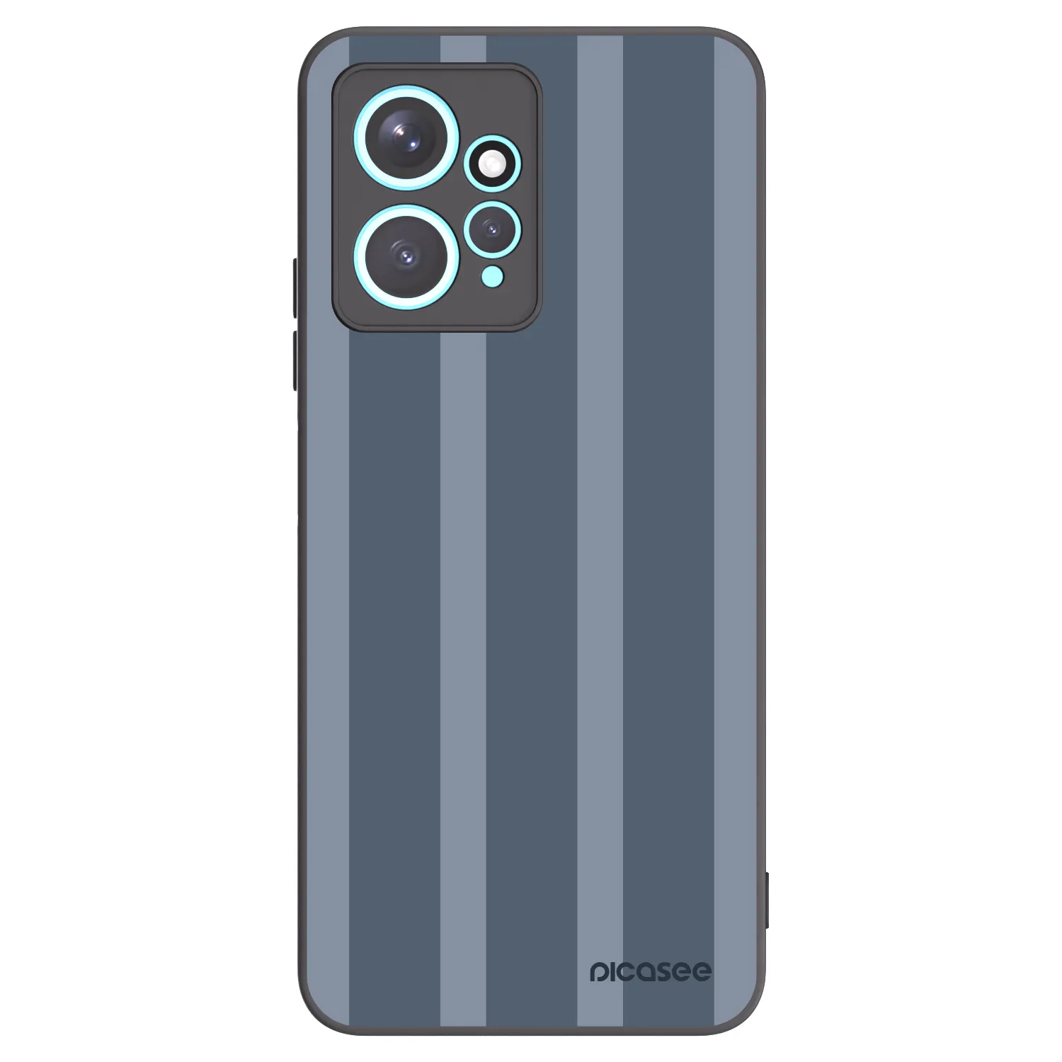Picasee silikonowe czarne etui na Xiaomi Redmi Note 12 4G - Midnight lounge