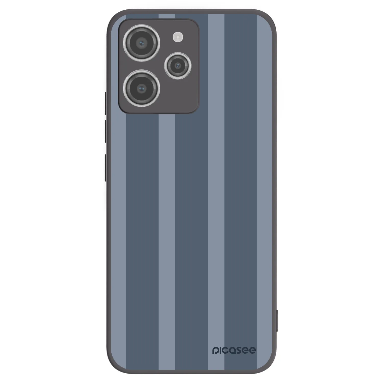 Picasee silikonowe czarne etui na Xiaomi Redmi 12 4G - Midnight lounge