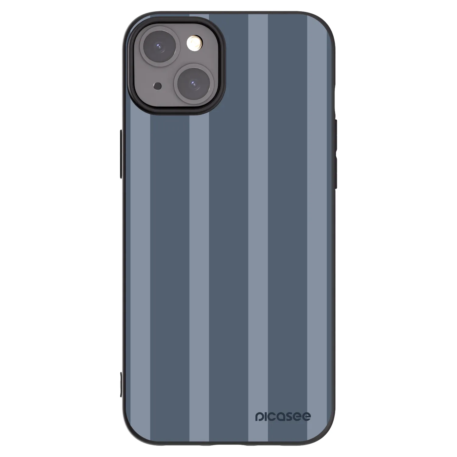 Picasee silikonowe czarne etui na Apple iPhone 15 Plus - Midnight lounge