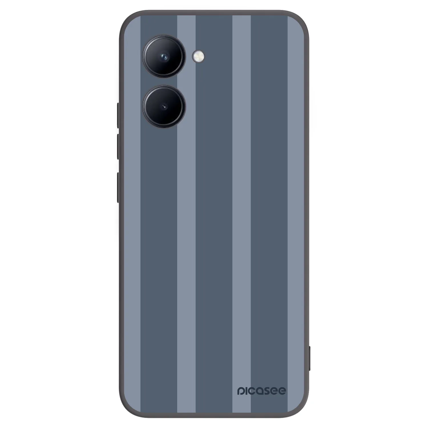 Picasee silikonowe czarne etui na Realme C33 (2023) - Midnight lounge