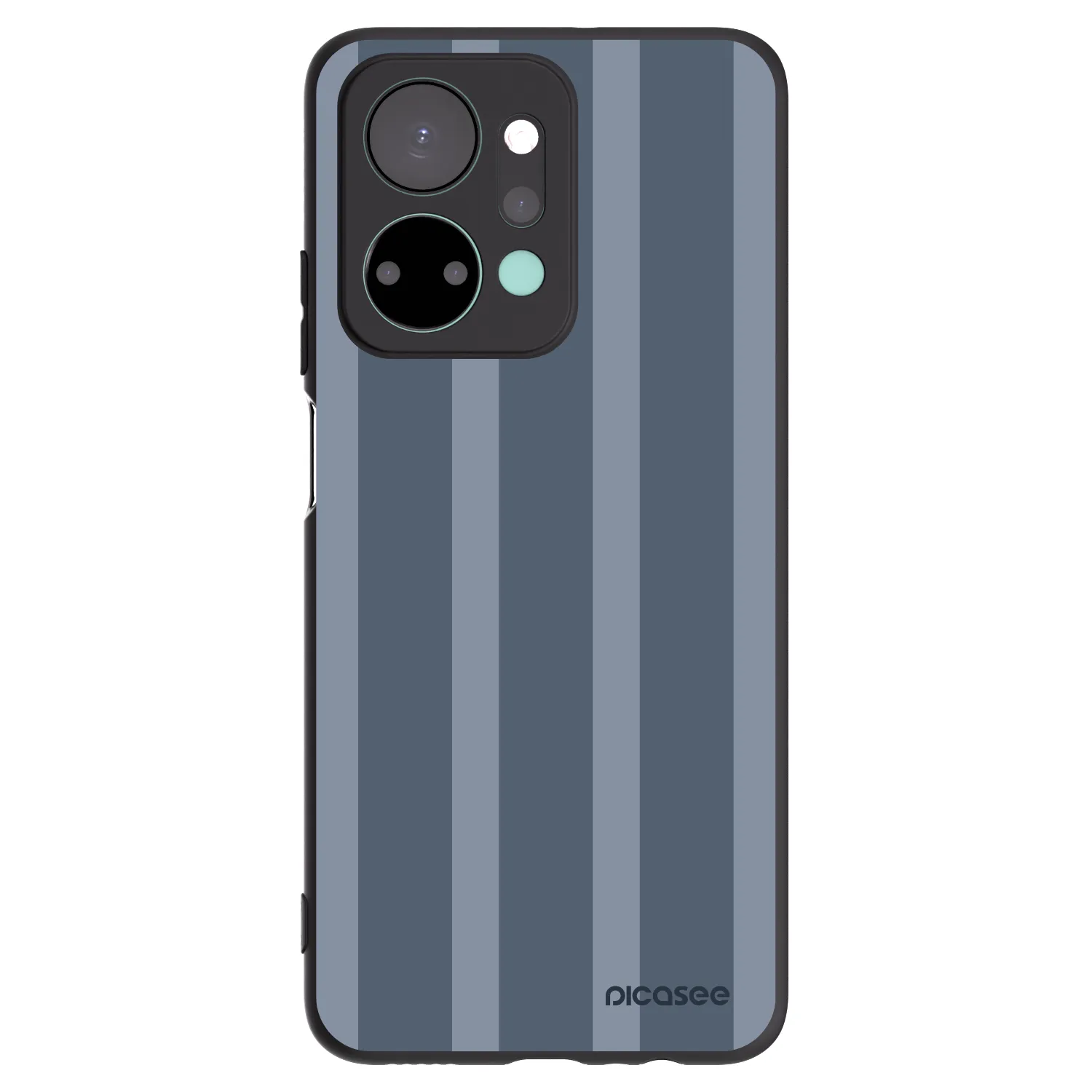 Picasee silikonowe czarne etui na Honor X7a - Midnight lounge