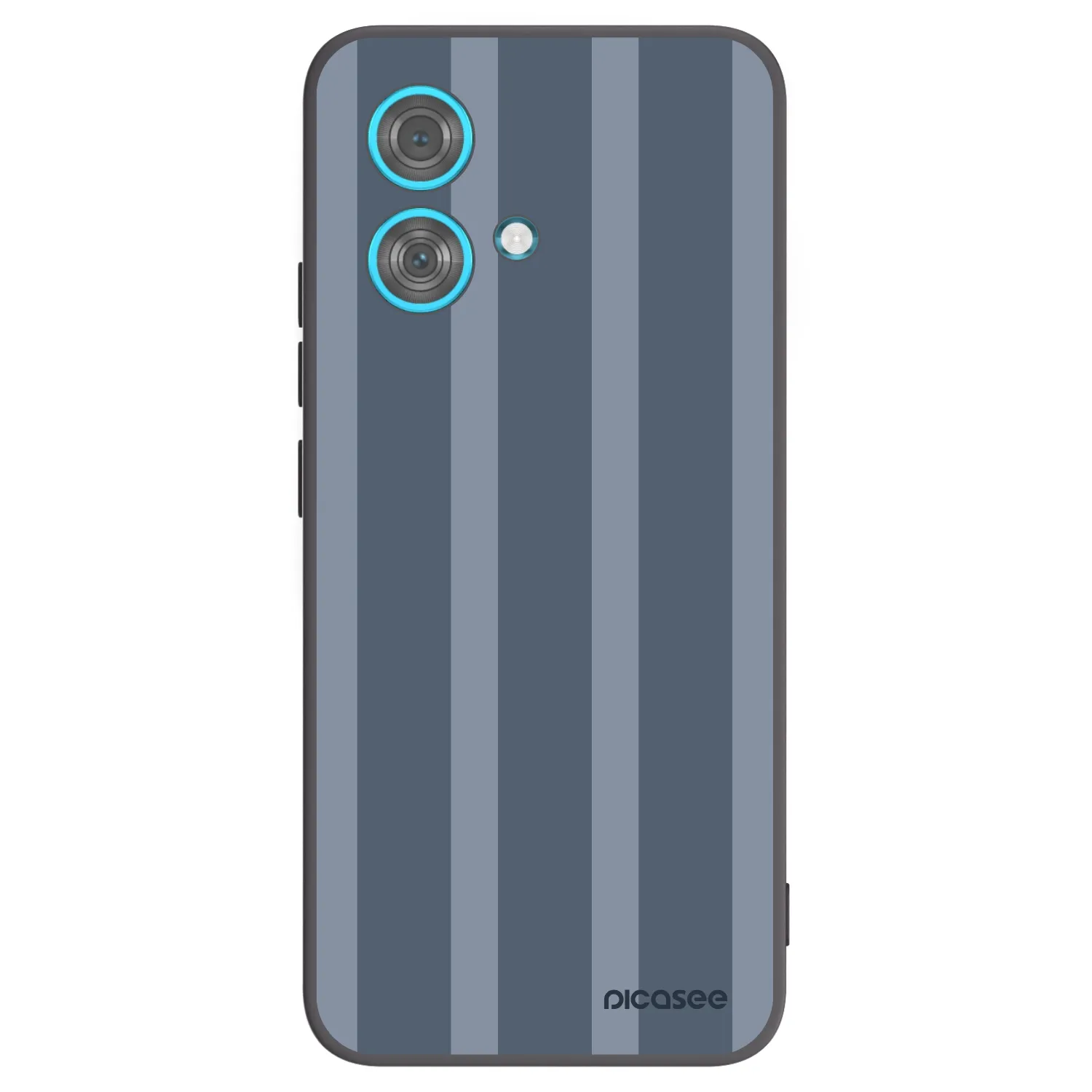 Picasee silikonowe czarne etui na Motorola Edge 40 Neo - Midnight lounge
